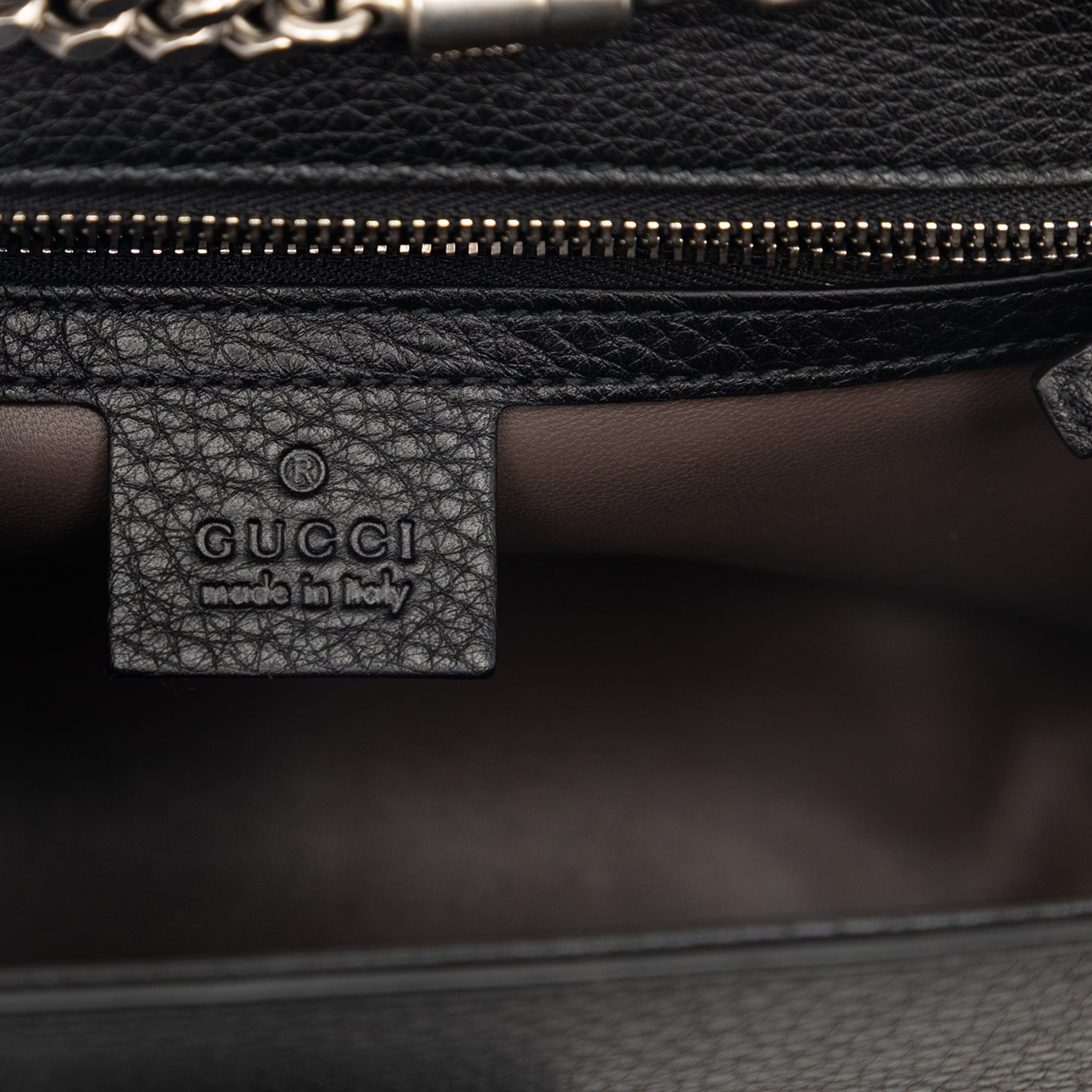 Gucci Medium Studded Leather Miss Bamboo Crossbody