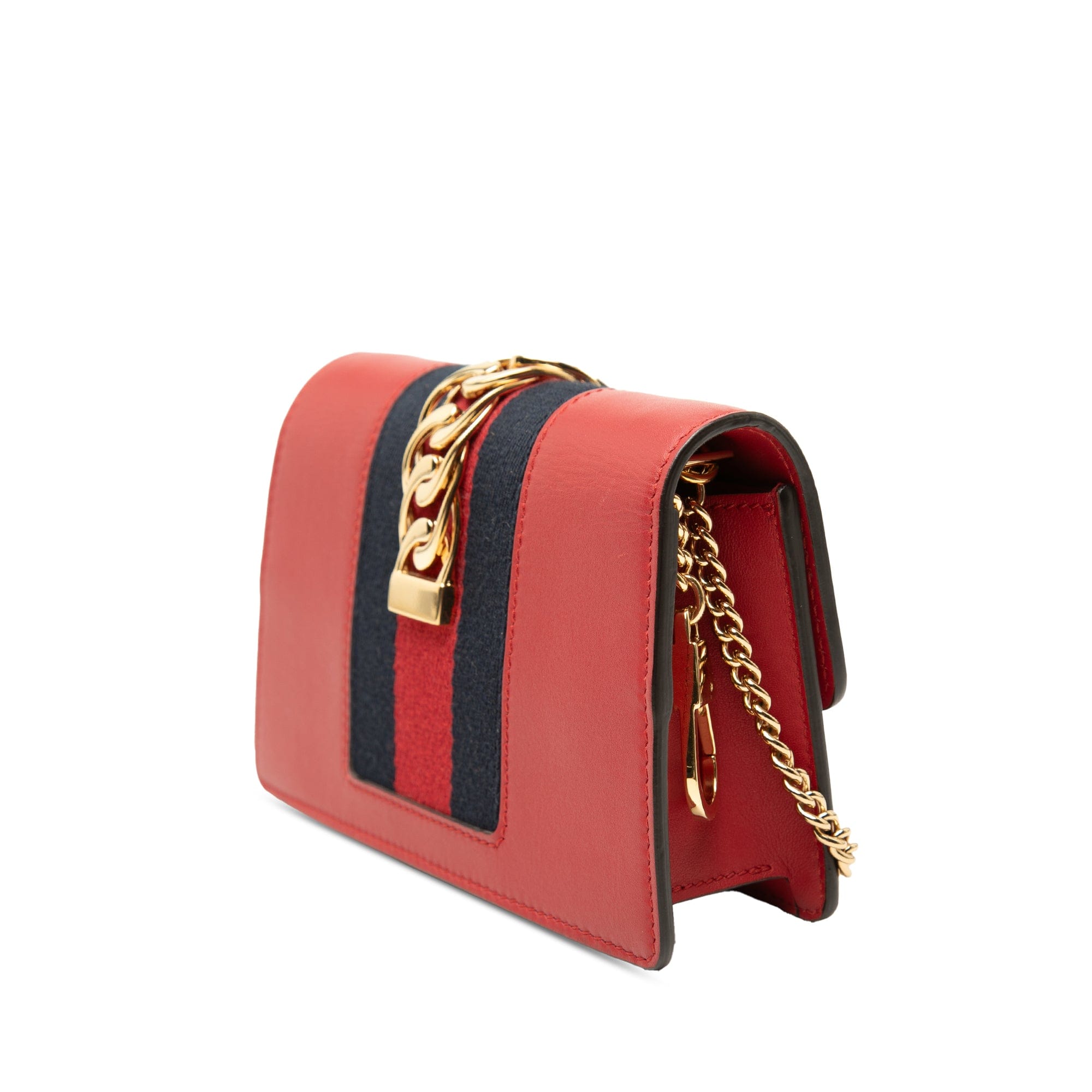 Gucci Super Mini Calfskin Sylvie Chain Crossbody