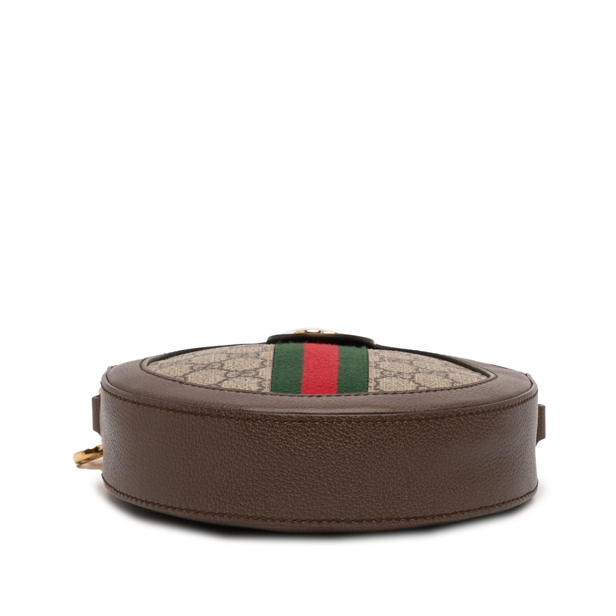Gucci Mini GG Supreme Web Ophidia Round Crossbody