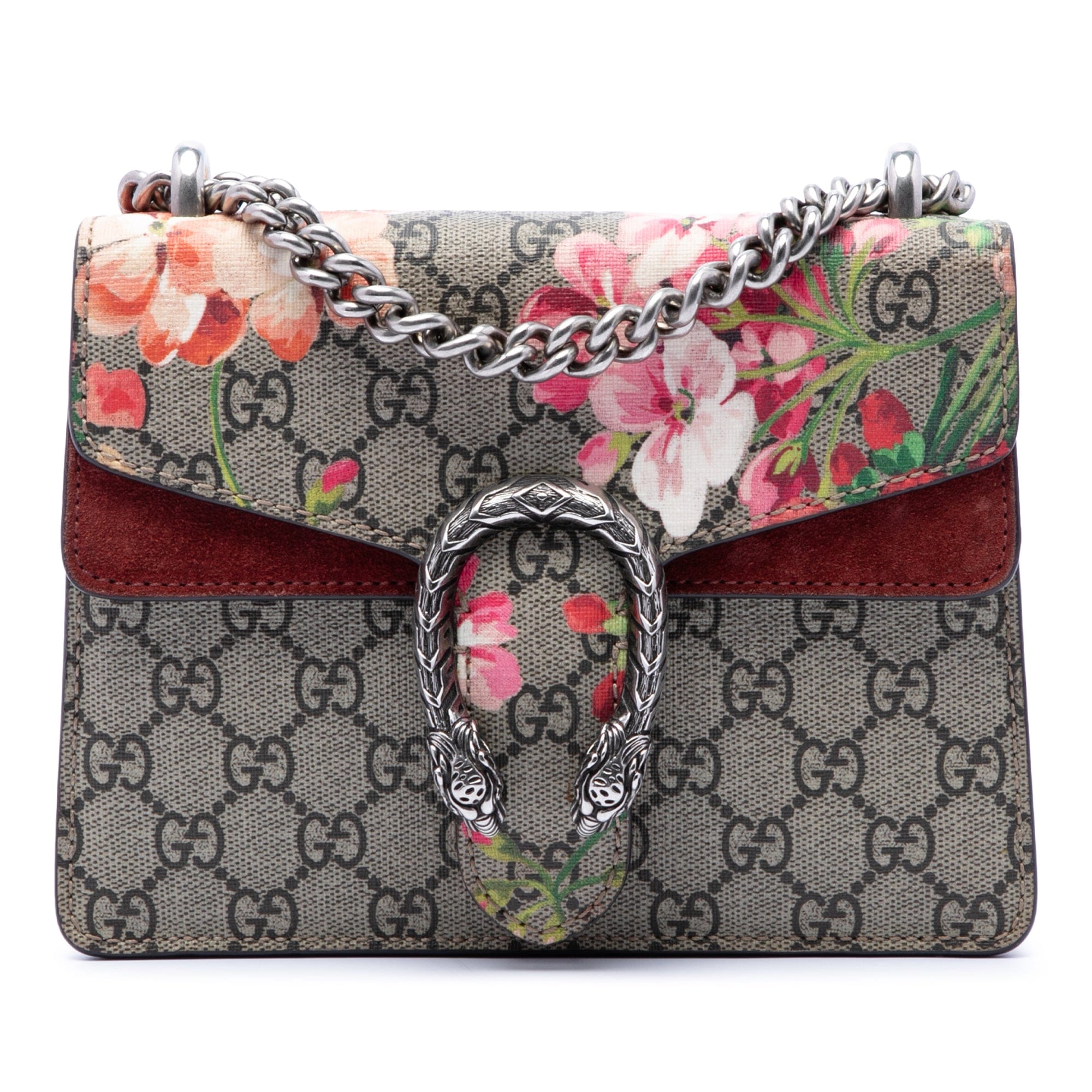 Gucci Small GG Supreme Blooms Dionysus Crossbody