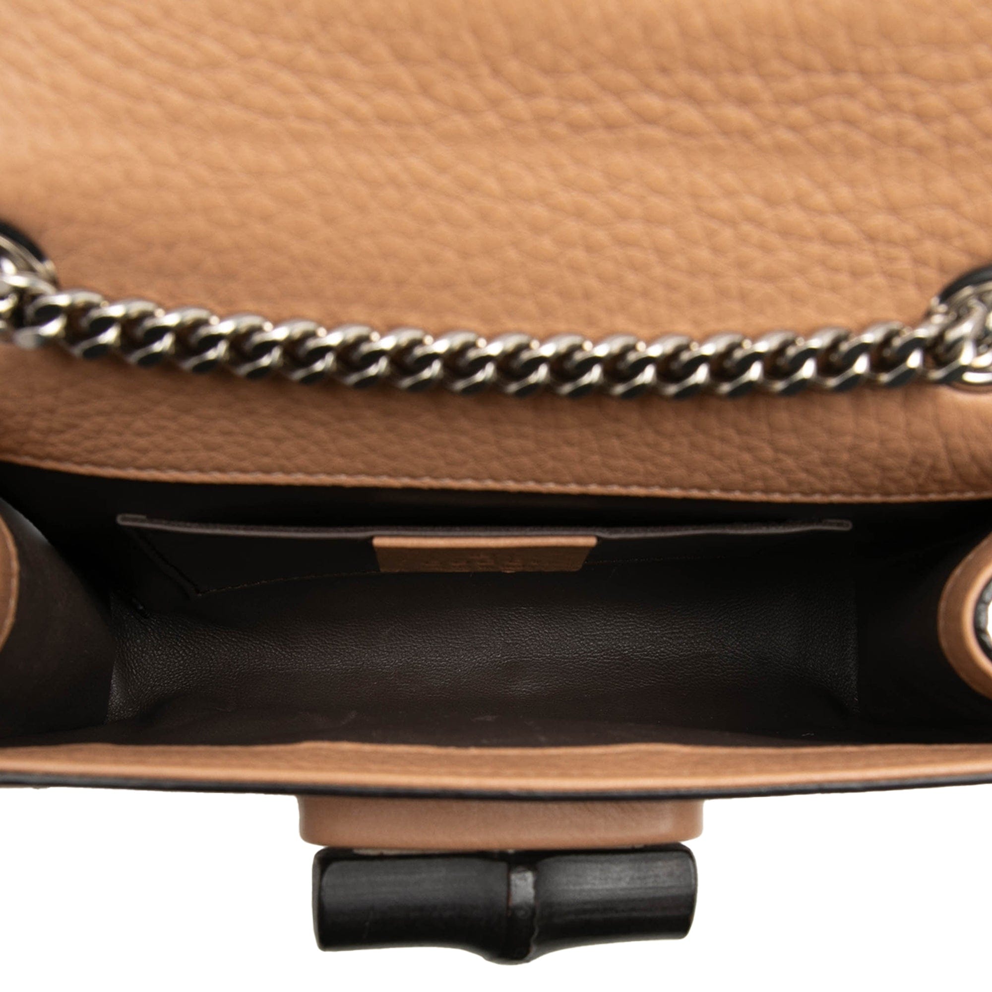 Gucci Small Calfskin Studded Miss Bamboo Crossbody