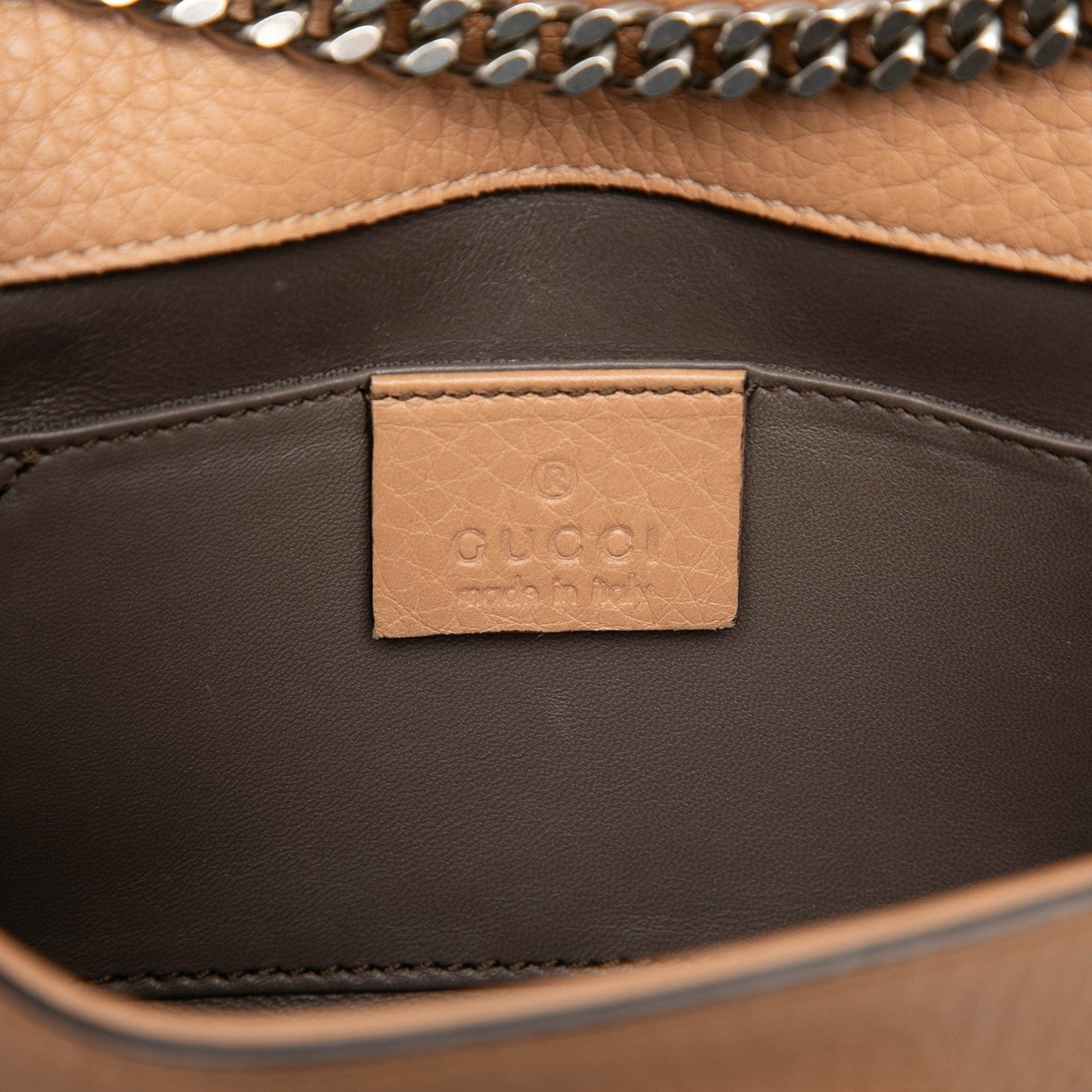 Gucci Small Calfskin Studded Miss Bamboo Crossbody