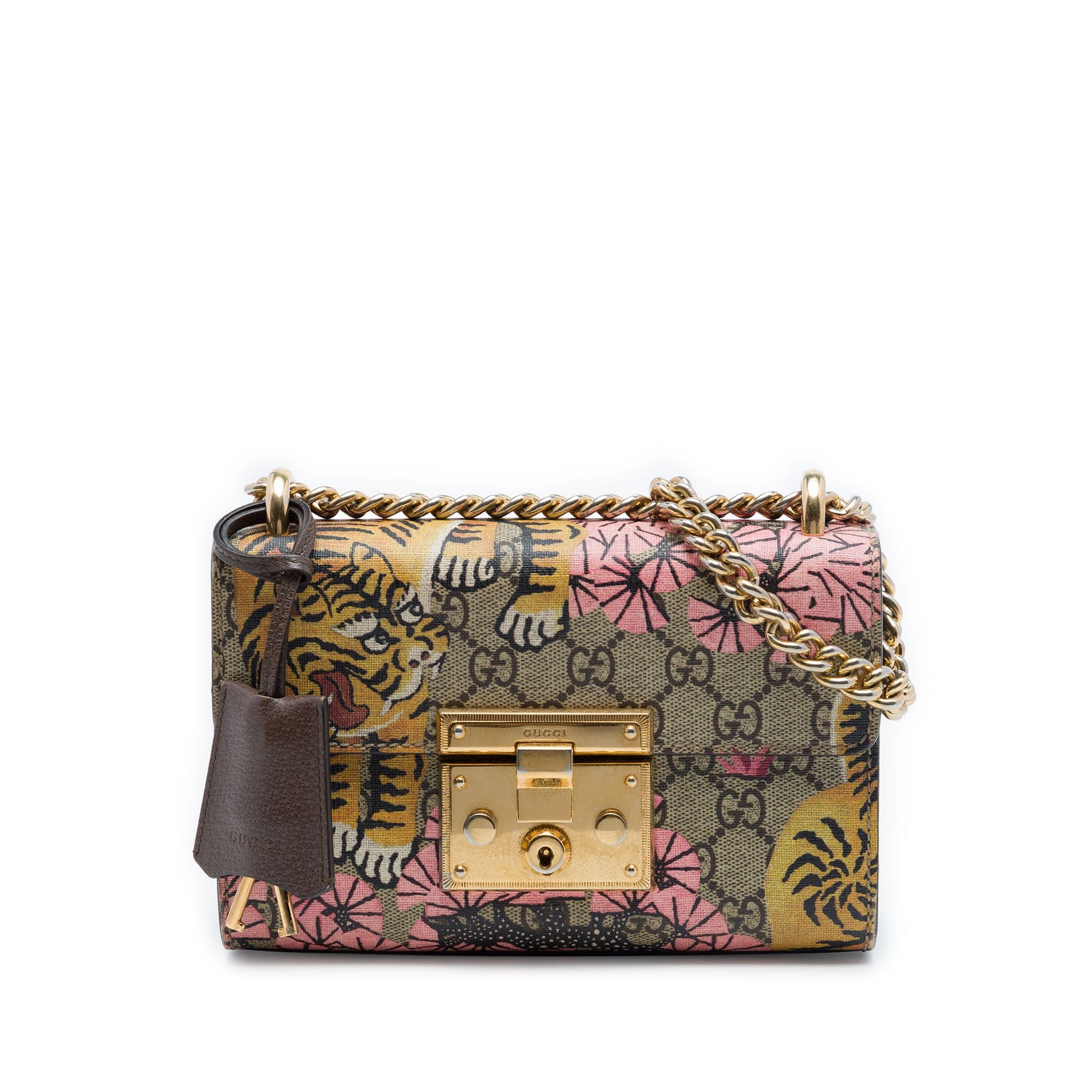 Gucci Small GG Supreme Bengal Padlock Crossbody