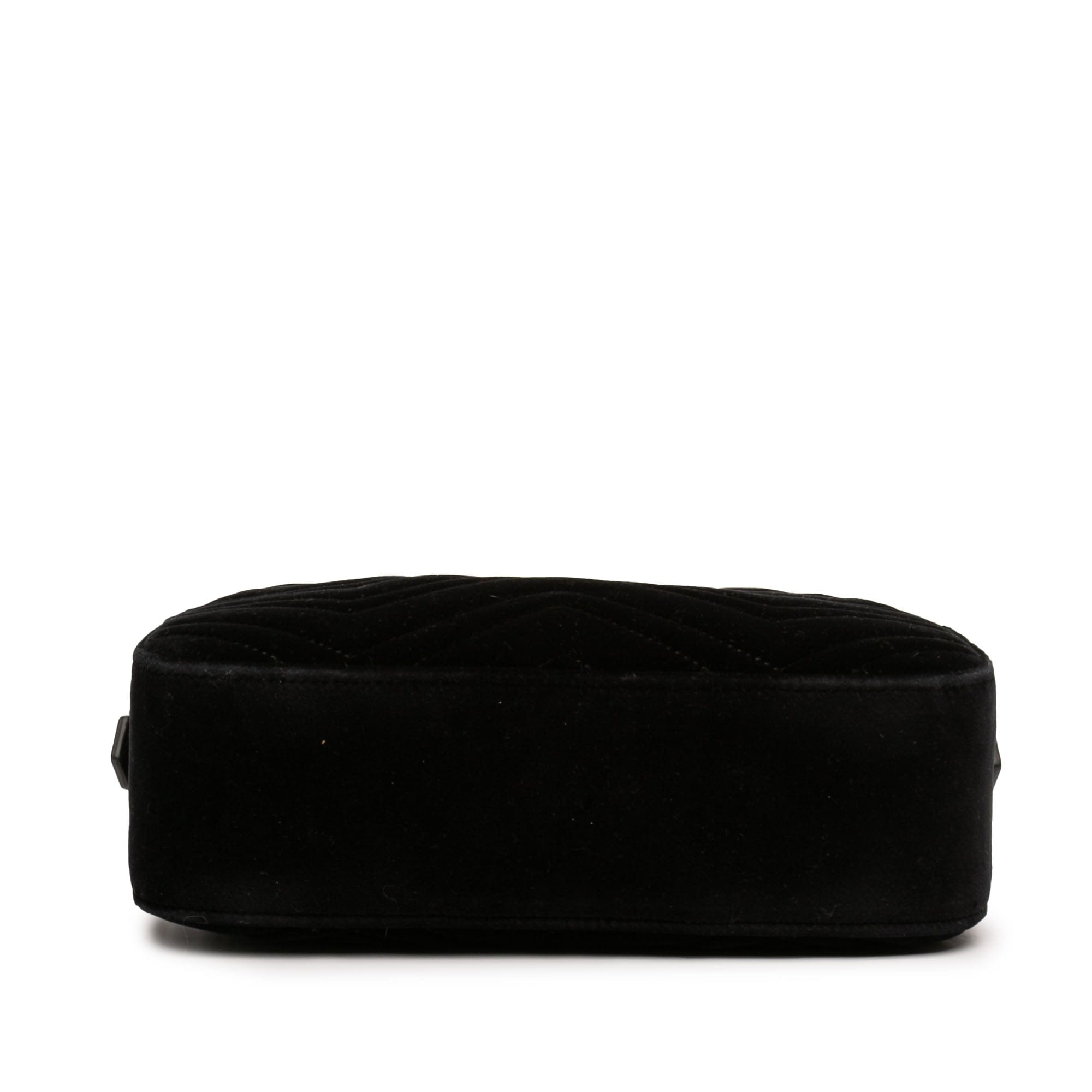 Gucci Small GG Marmont Matelasse Velvet Crossbody
