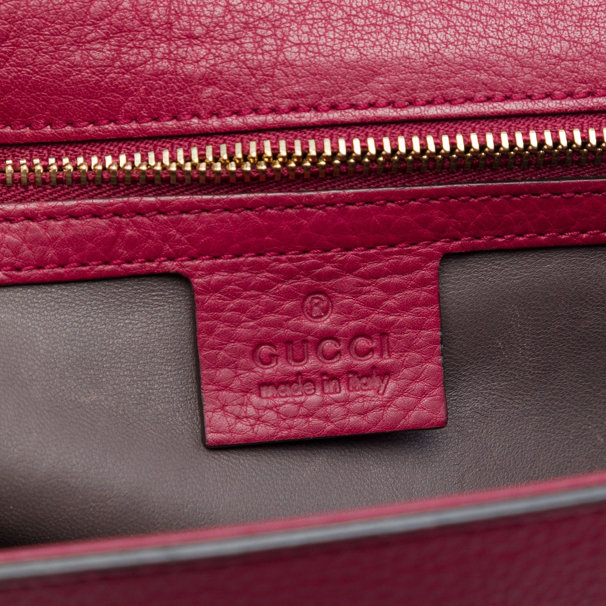 Gucci Medium Leather Miss Bamboo Crossbody