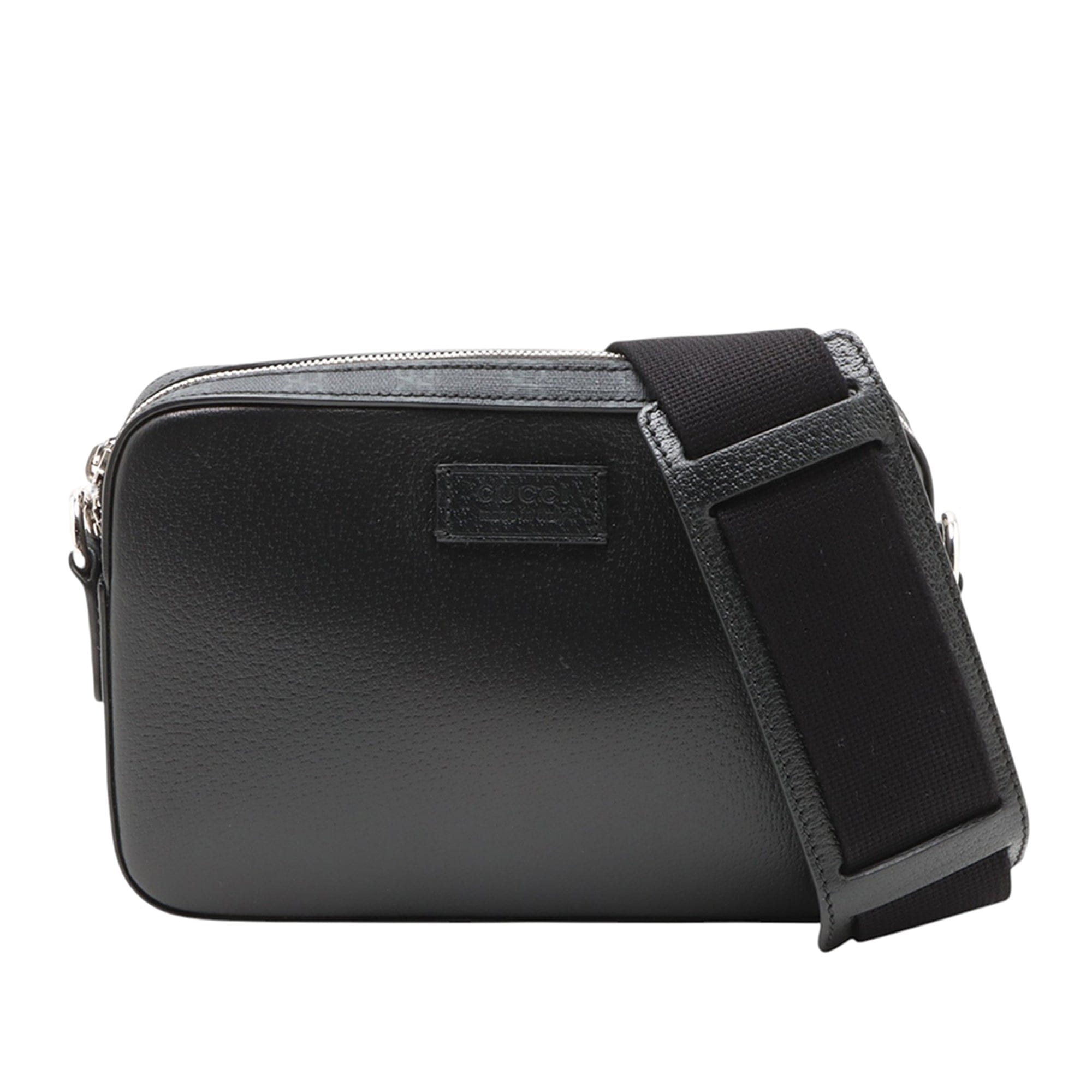 Gucci GG Supreme Trimmed Calfskin Crossbody