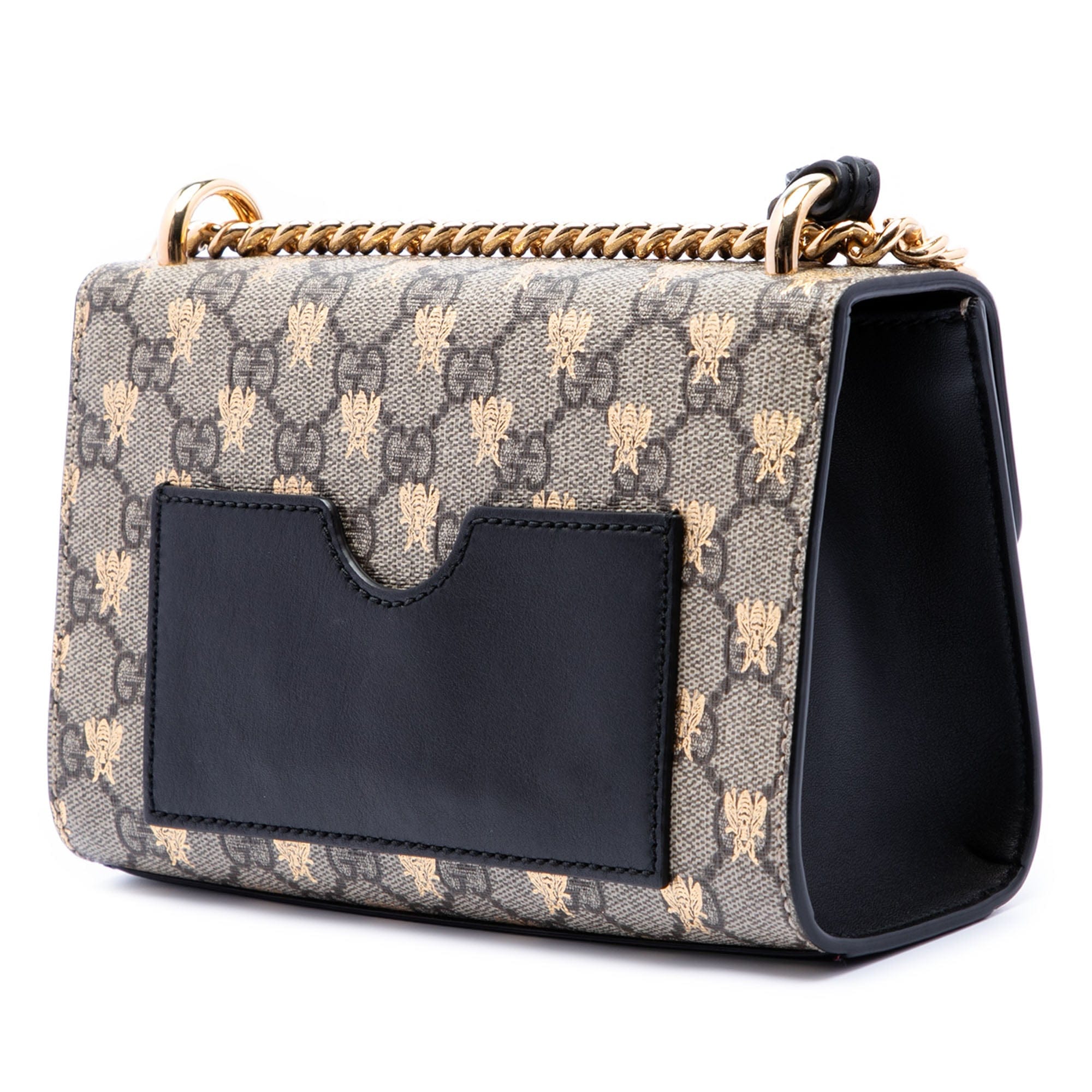Gucci Small GG Supreme Bee Padlock Crossbody