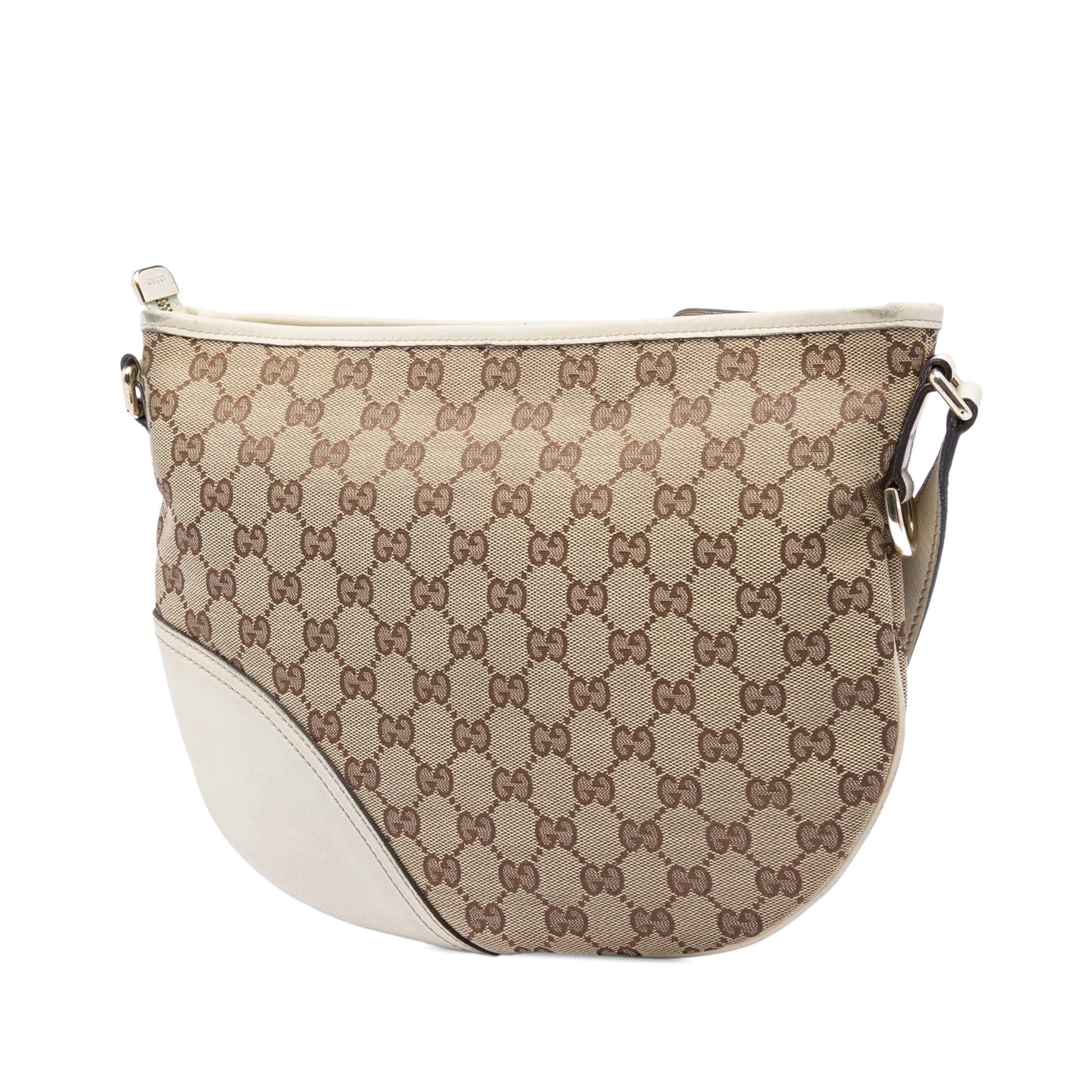 Gucci Medium GG Canvas New Britt Half Moon Crossbody