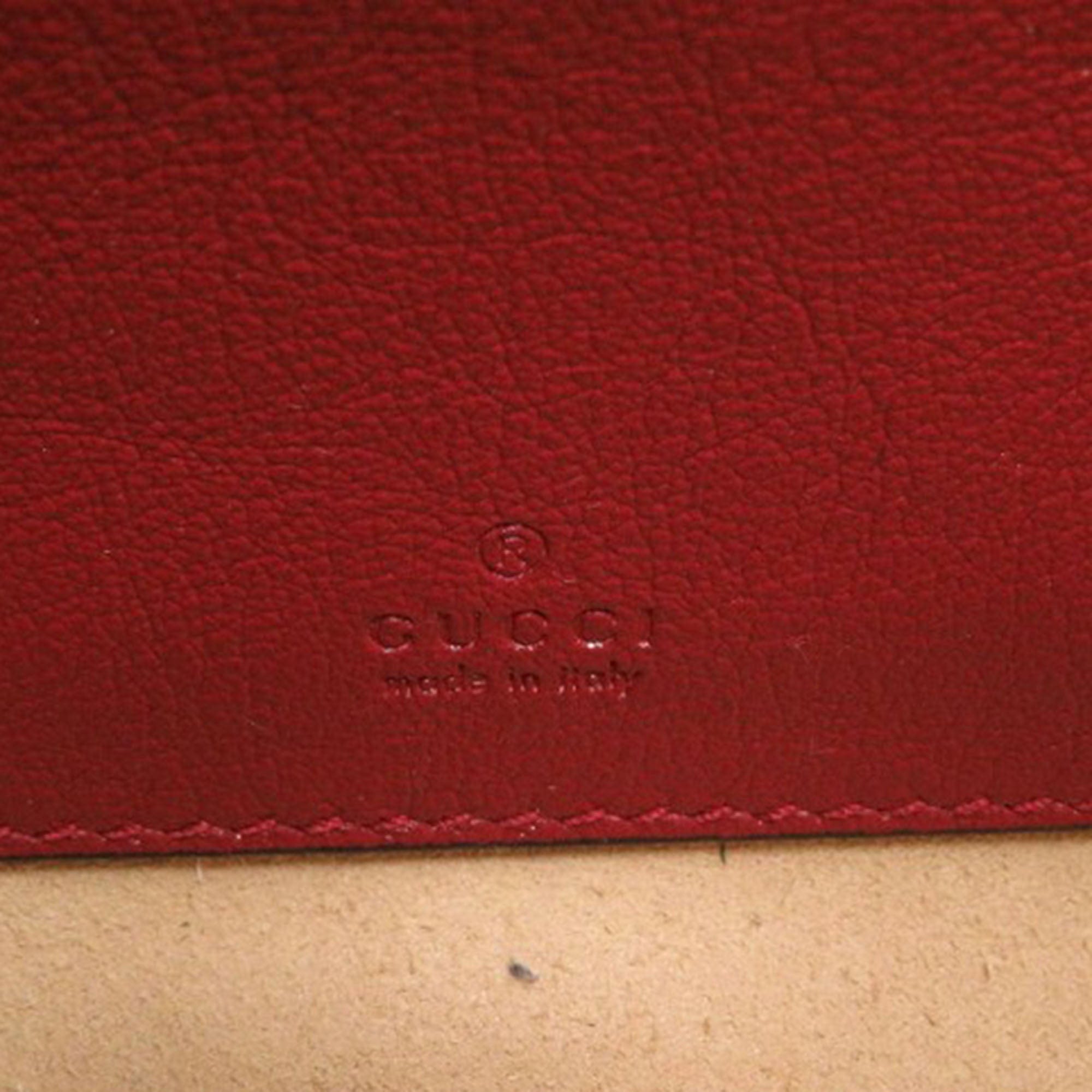 Gucci Mini Calfskin Rajah Web Chain Crossbody