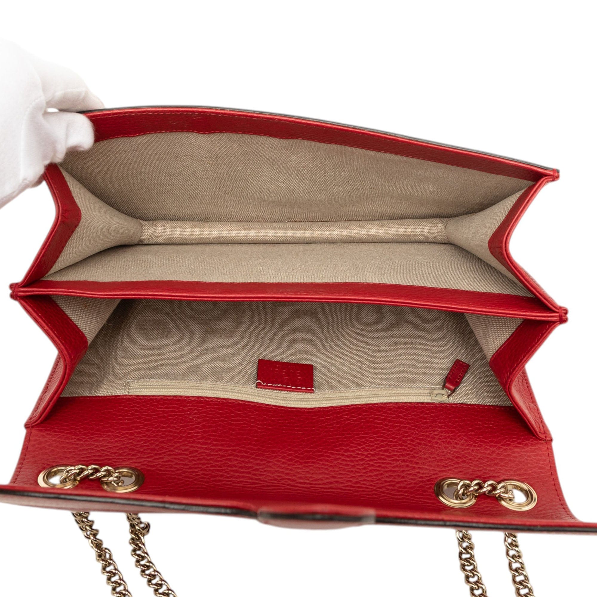 Gucci Medium Dollar Calfskin Interlocking G Crossbody