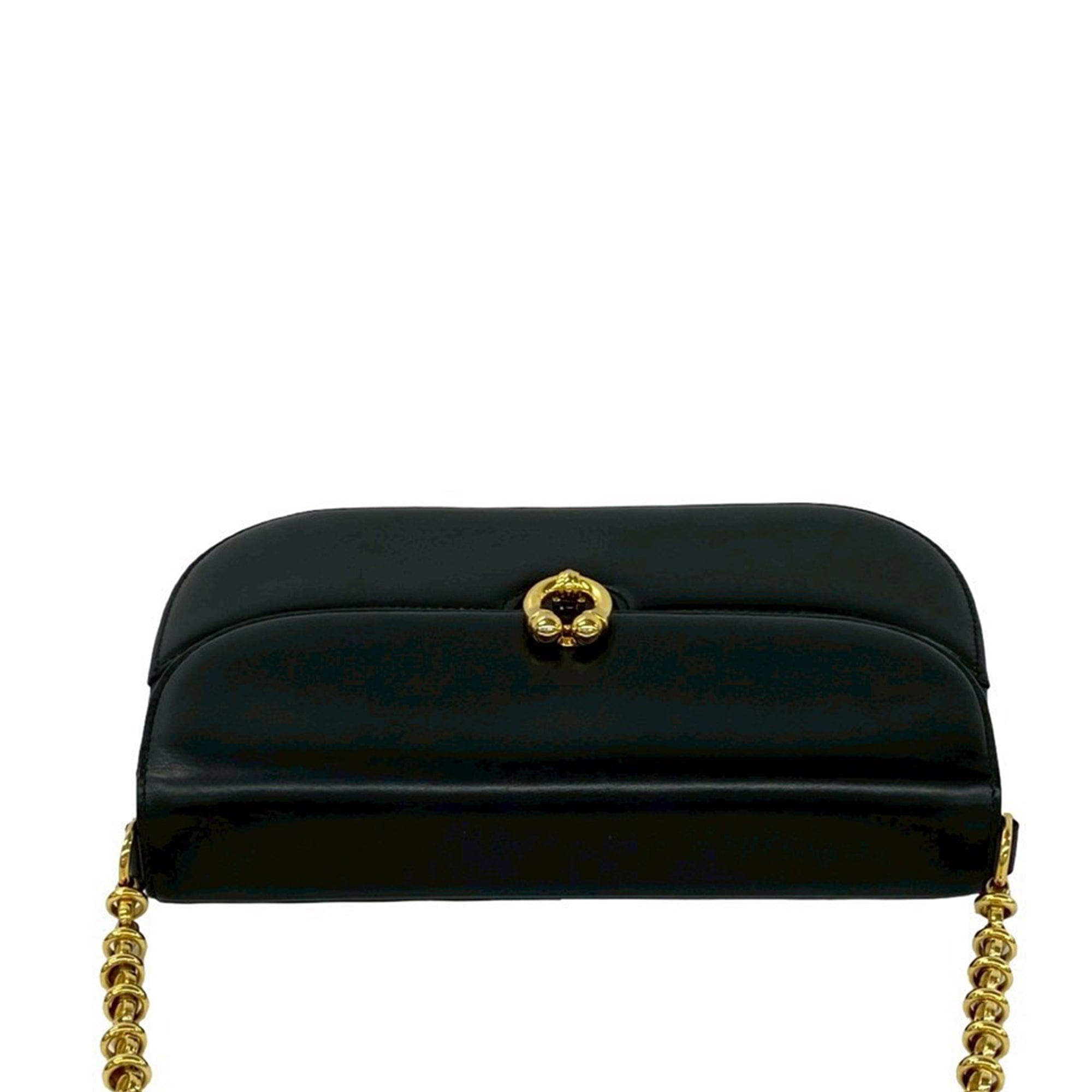 Gucci Calfskin Chain Crossbody