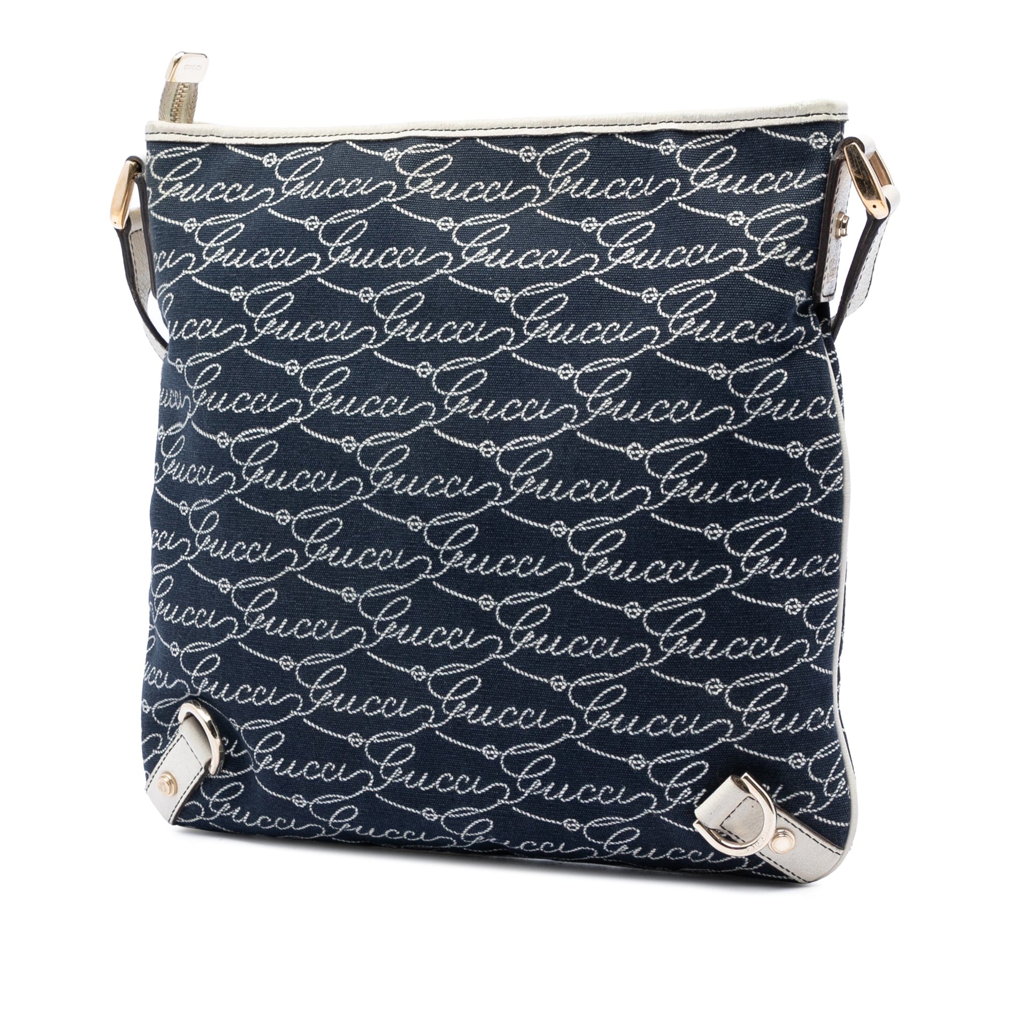 Gucci 85th Anniversary Denim Abbey D Ring Crossbody