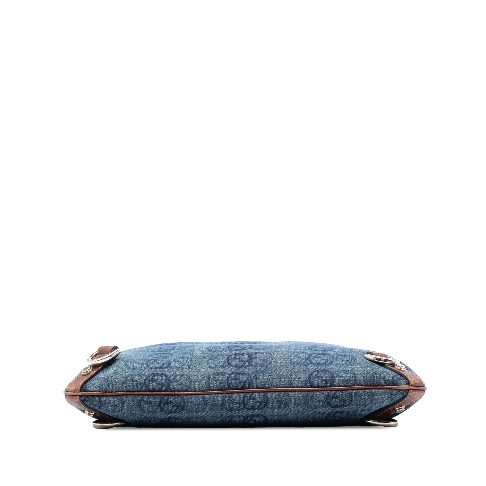 Gucci GG Denim Abbey D Ring Crossbody