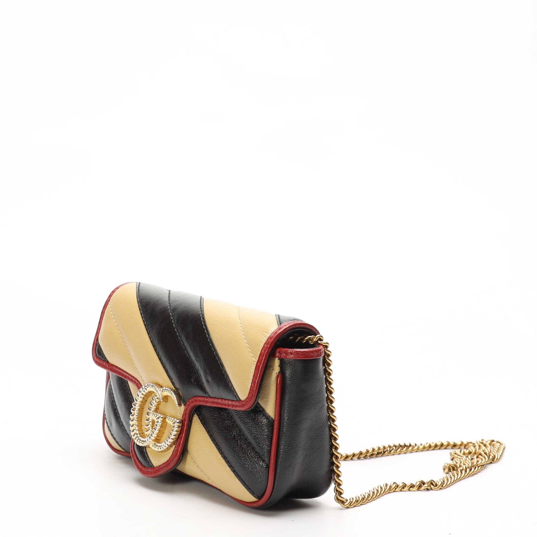 Gucci Multicolor GG Marmont Chain Mini Crossbody Bag