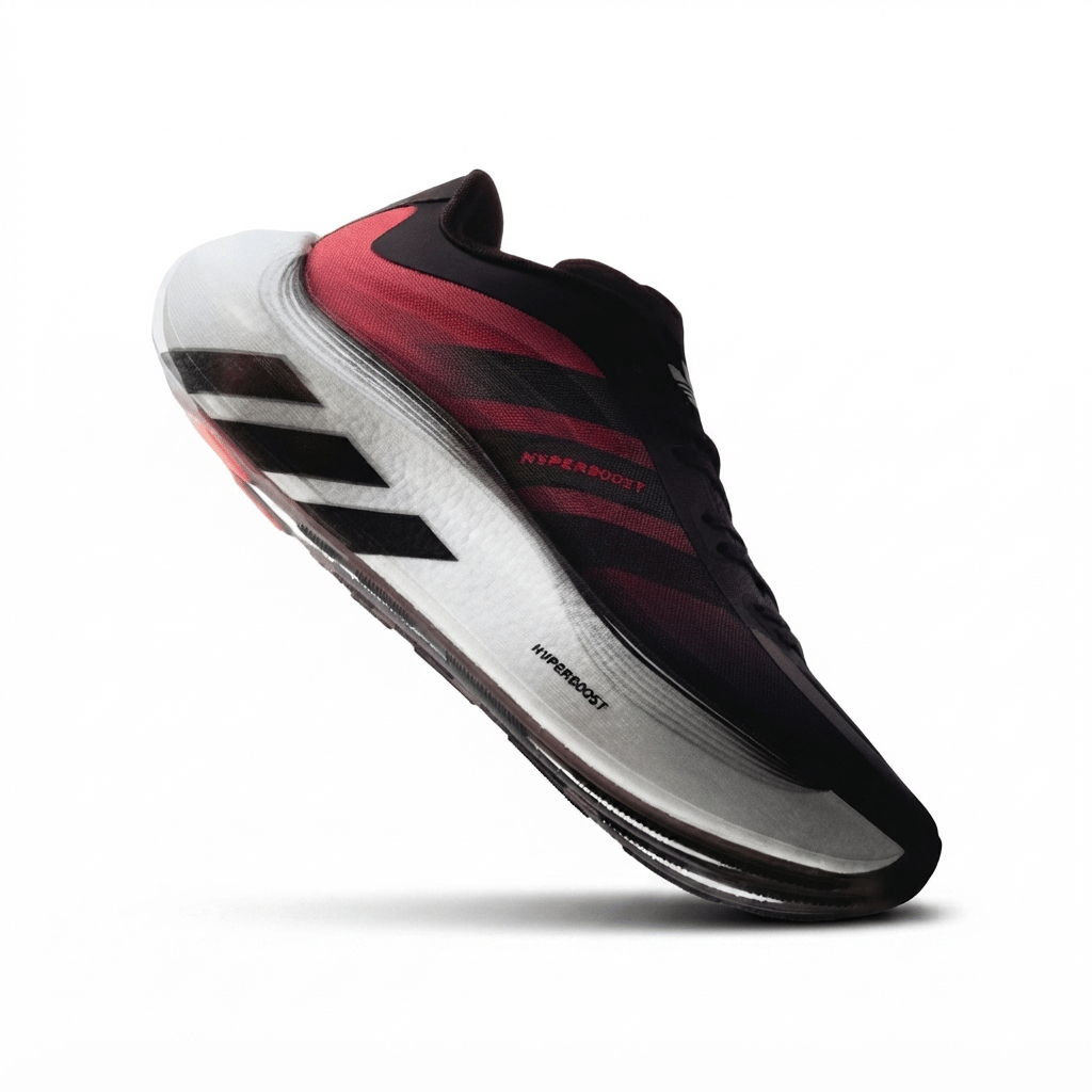 adidas Men's Hyperboost Euphoria LT Core Black/Solar Red/Cloud White
