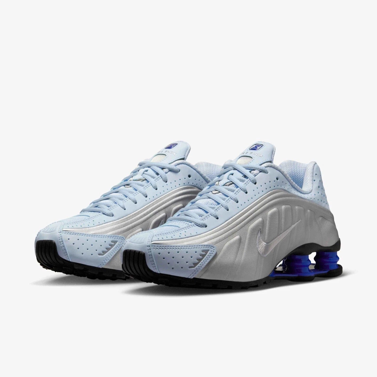 Nike Shox R4 AR3565 - 402 Sneakers Womens Blue Silver Running Shoes HAM780