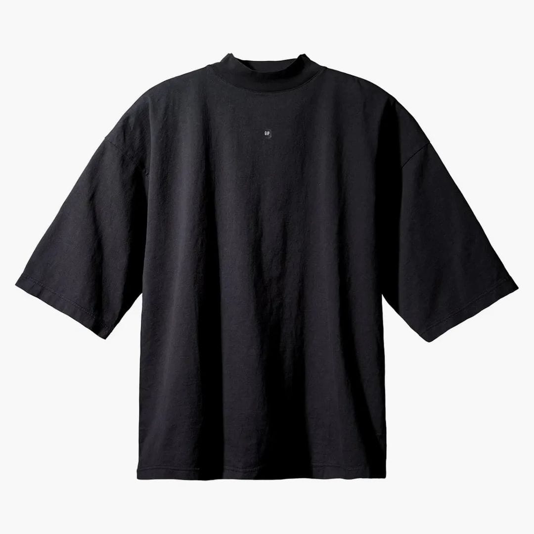 Yeezy Gap Logo 3/4 Sleeve T-Shirt Black