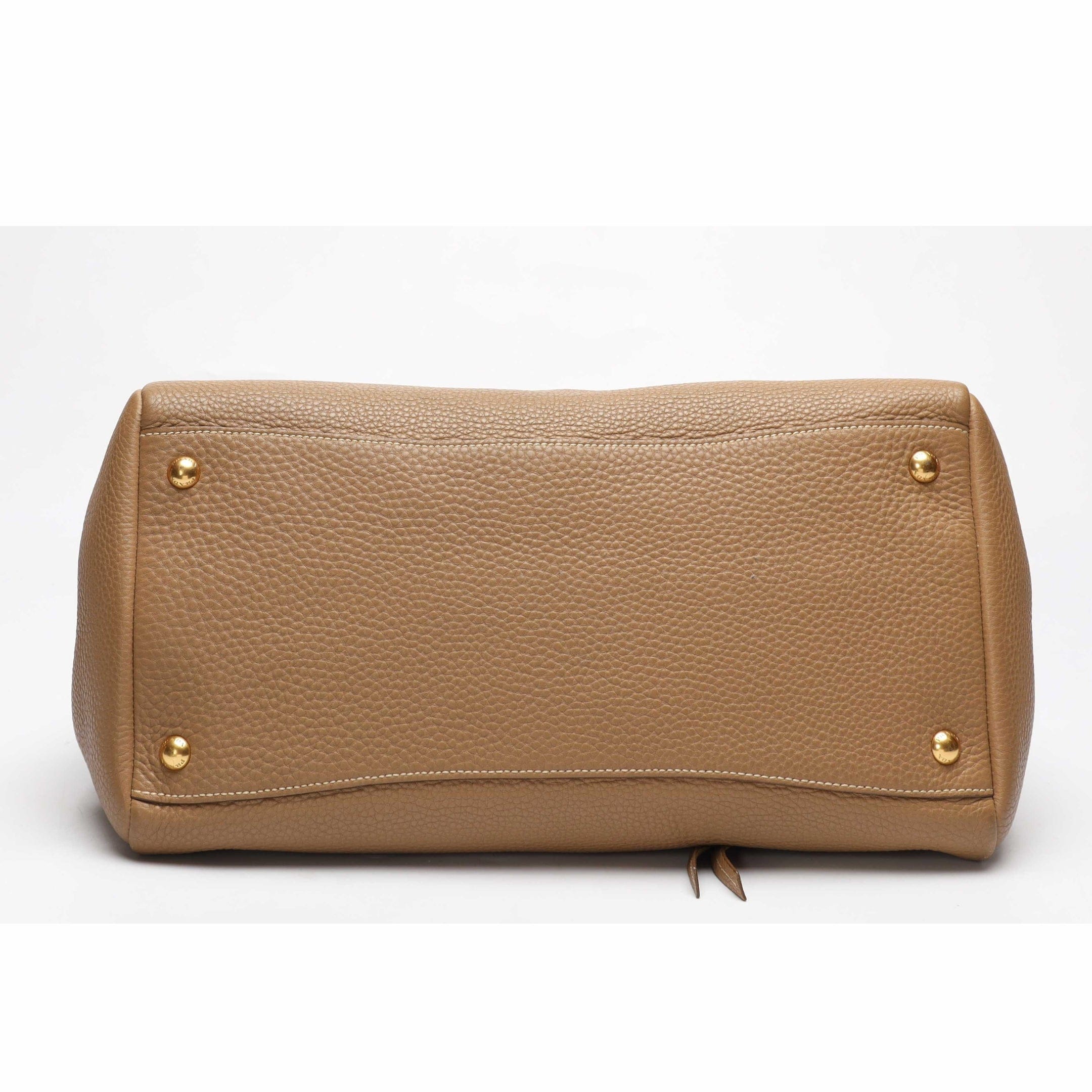 Prada Vitello Tan Crossbody Tote