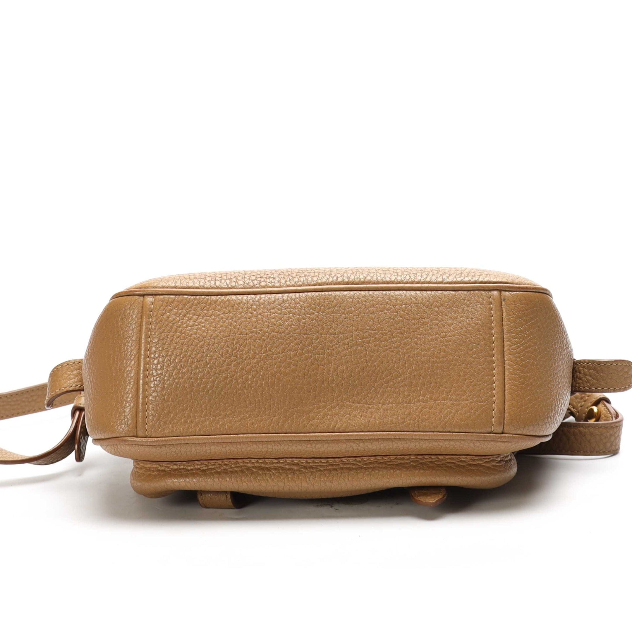 Prada Brown Vitello Daino Crossbody Bag