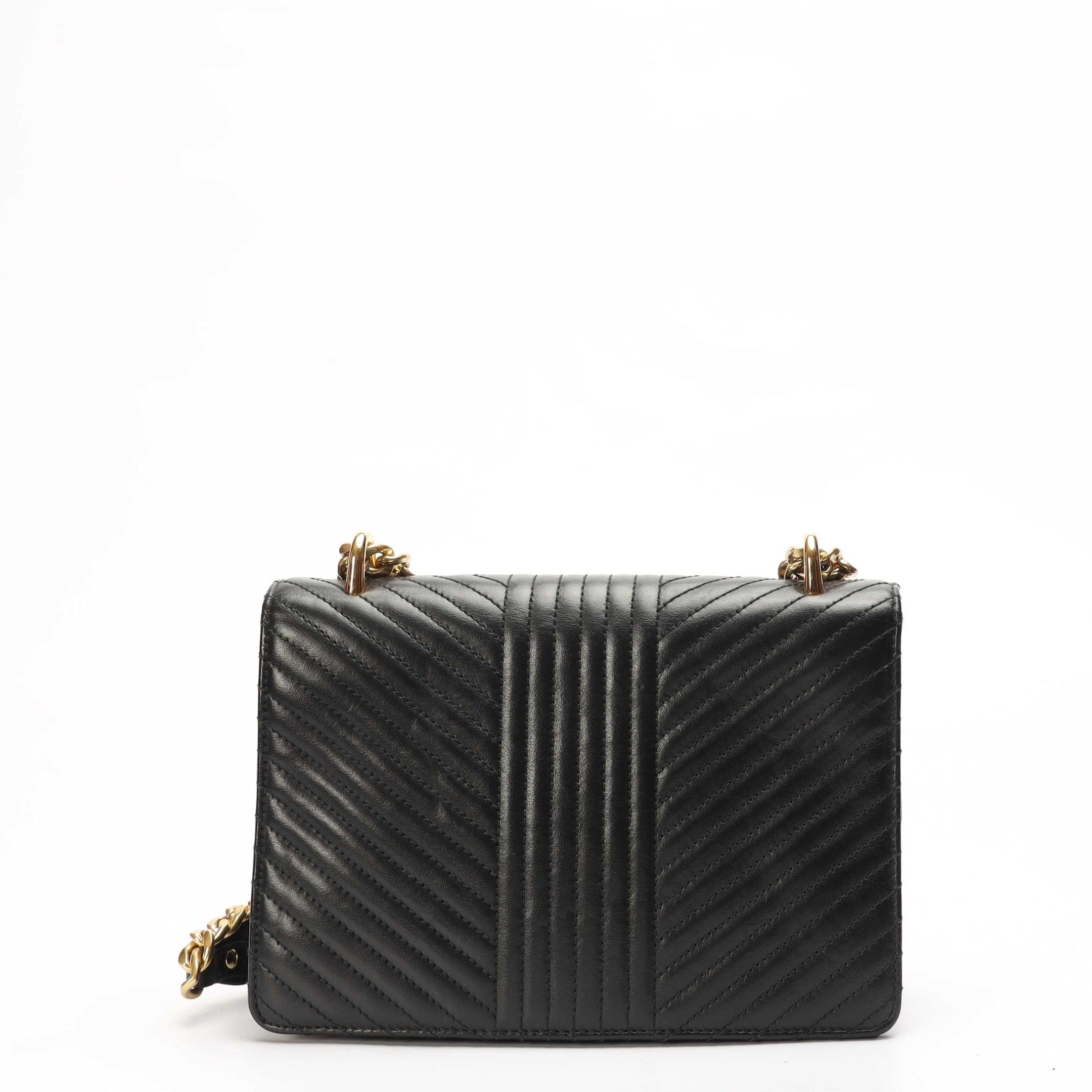 Prada Chevron Impunture Turn Lock Crossbody Bag