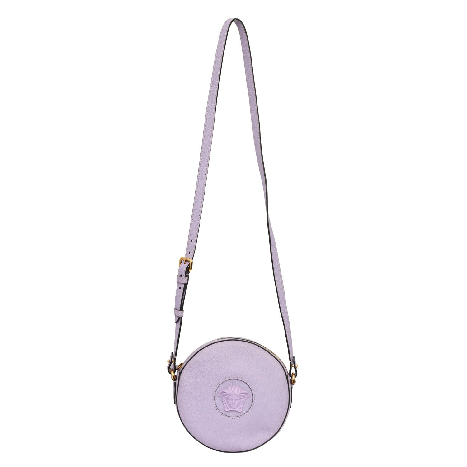 VERSACE ROUND DISCO CAMERA CASE CROSSBODY BAG