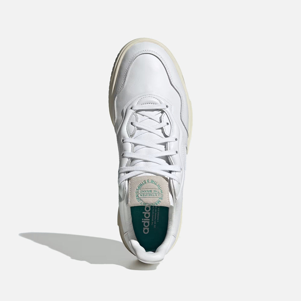 adidas SC PREMIERE - CLOUD WHITE / POWER GREEN
