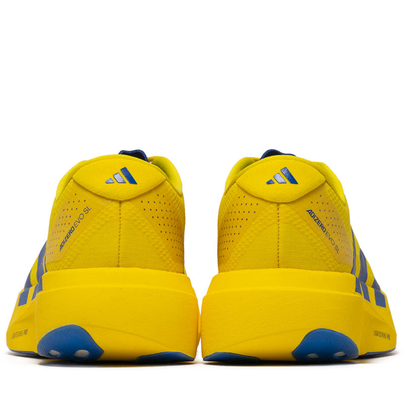 adidas Adizero EVO SL Woven - Yellow/Royal Blue
