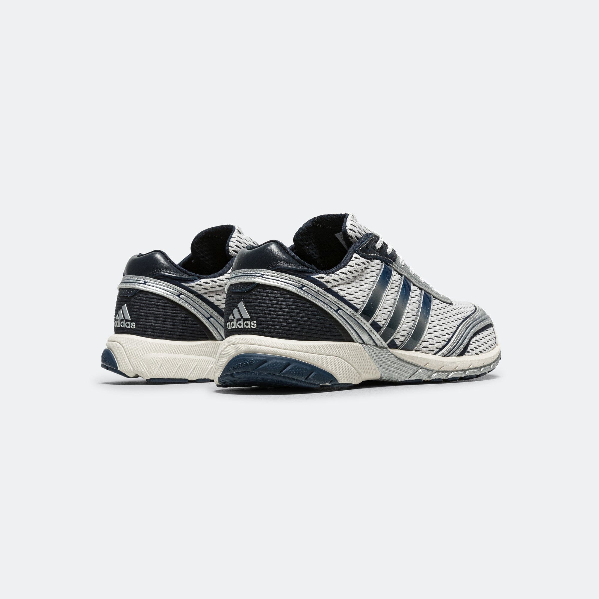 adidas Womens Adizero Adios x Sporty & Rich - Footwear White/Collegiate Navy - Cloud White