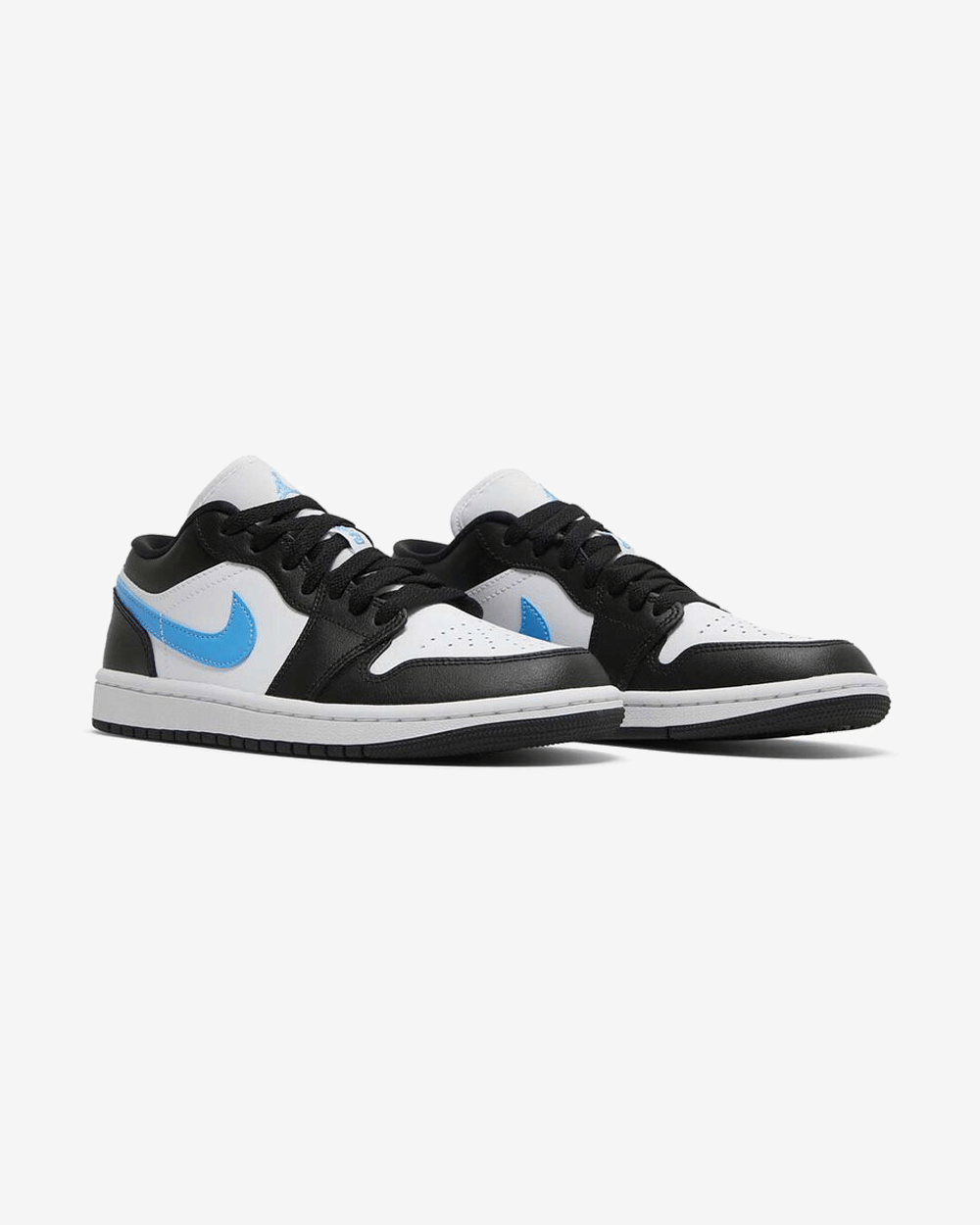 NIKE AIR JORDAN1 LOW WMNS BLACK UNIVERSITY BLUE WHITE