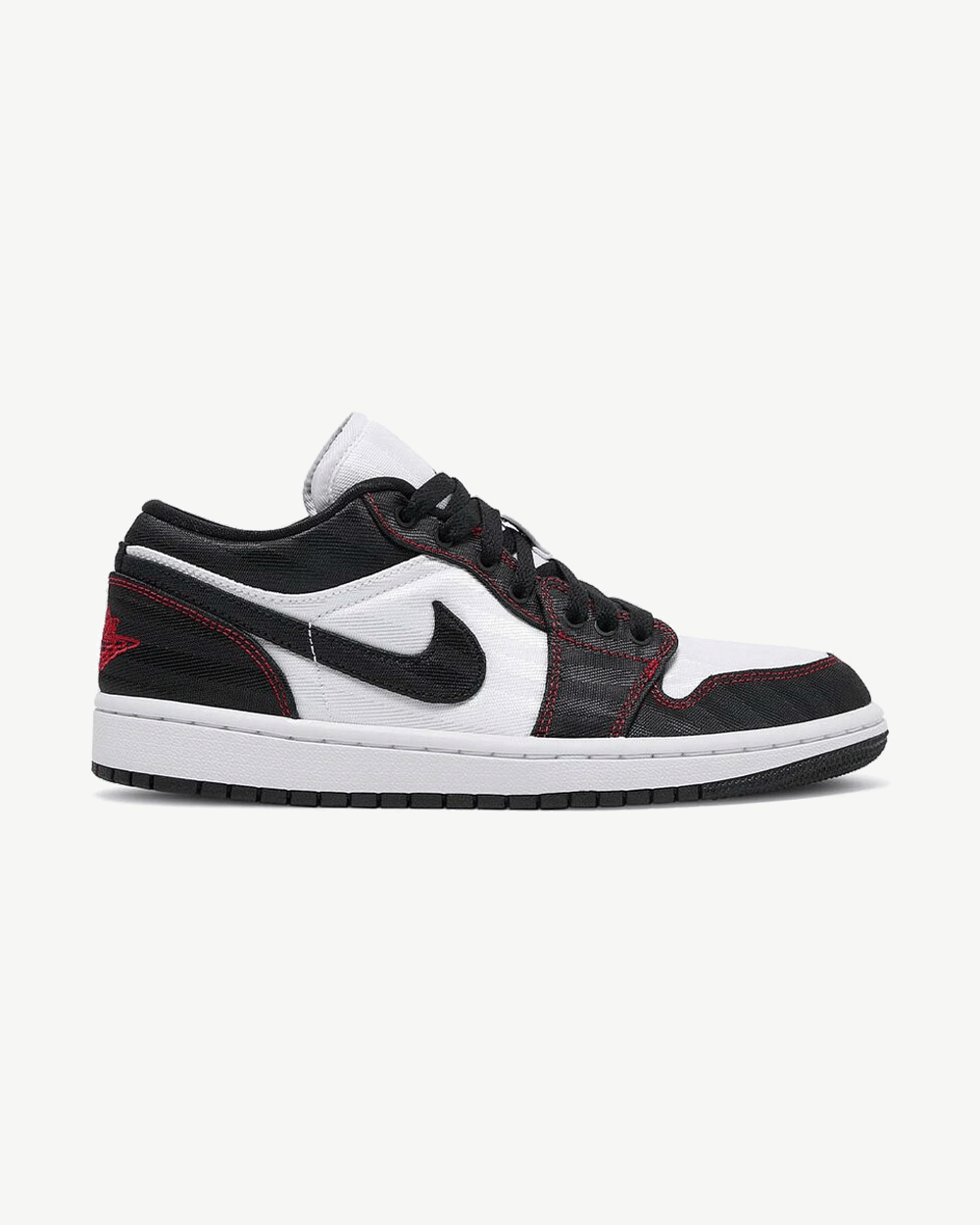 NIKE AIR JORDAN1 LOW SE UTILITY WHITE BLACK GYM RED W