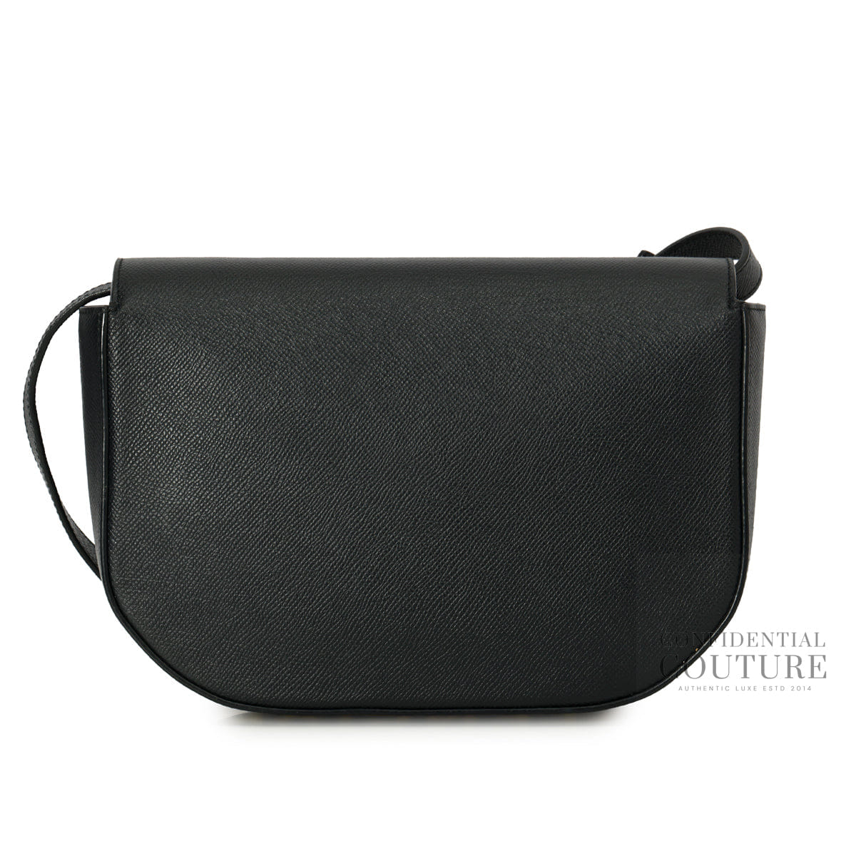 Balenciaga Black Grained Leather Ville Day S Crossbody Flap Bag