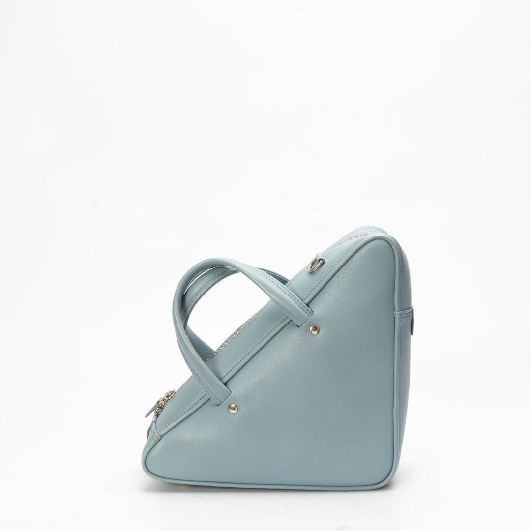 Balenciaga Blue Duffle Triangle Crossbody Bag