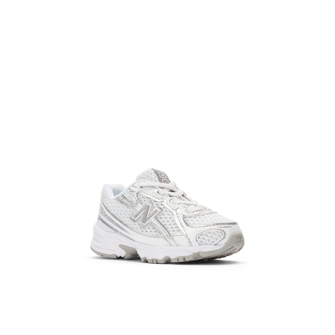 New Balance 740 BUNGEE LACE (TD) - WHITE / SILVER METALLIC
