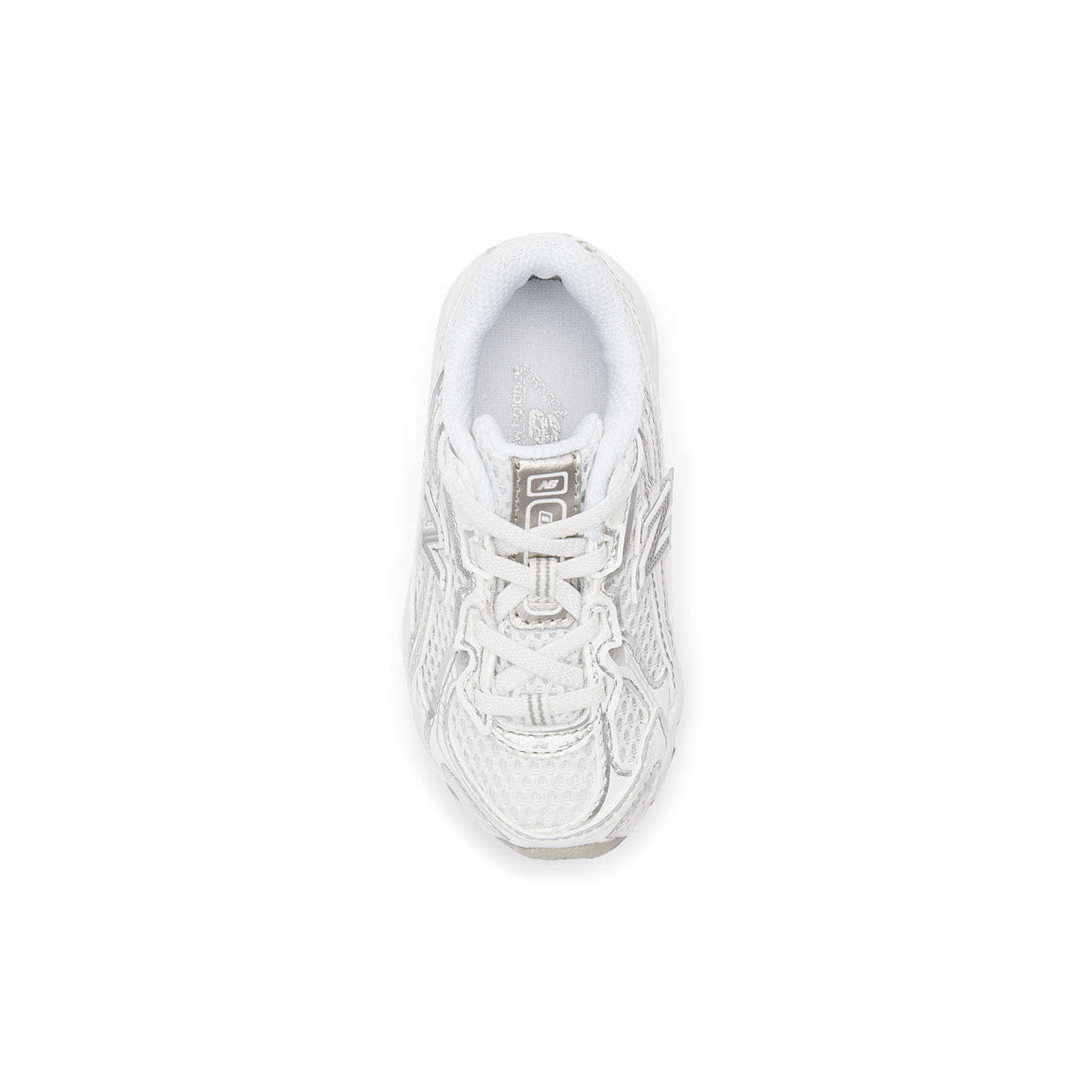 New Balance 740 BUNGEE LACE (TD) - WHITE / SILVER METALLIC