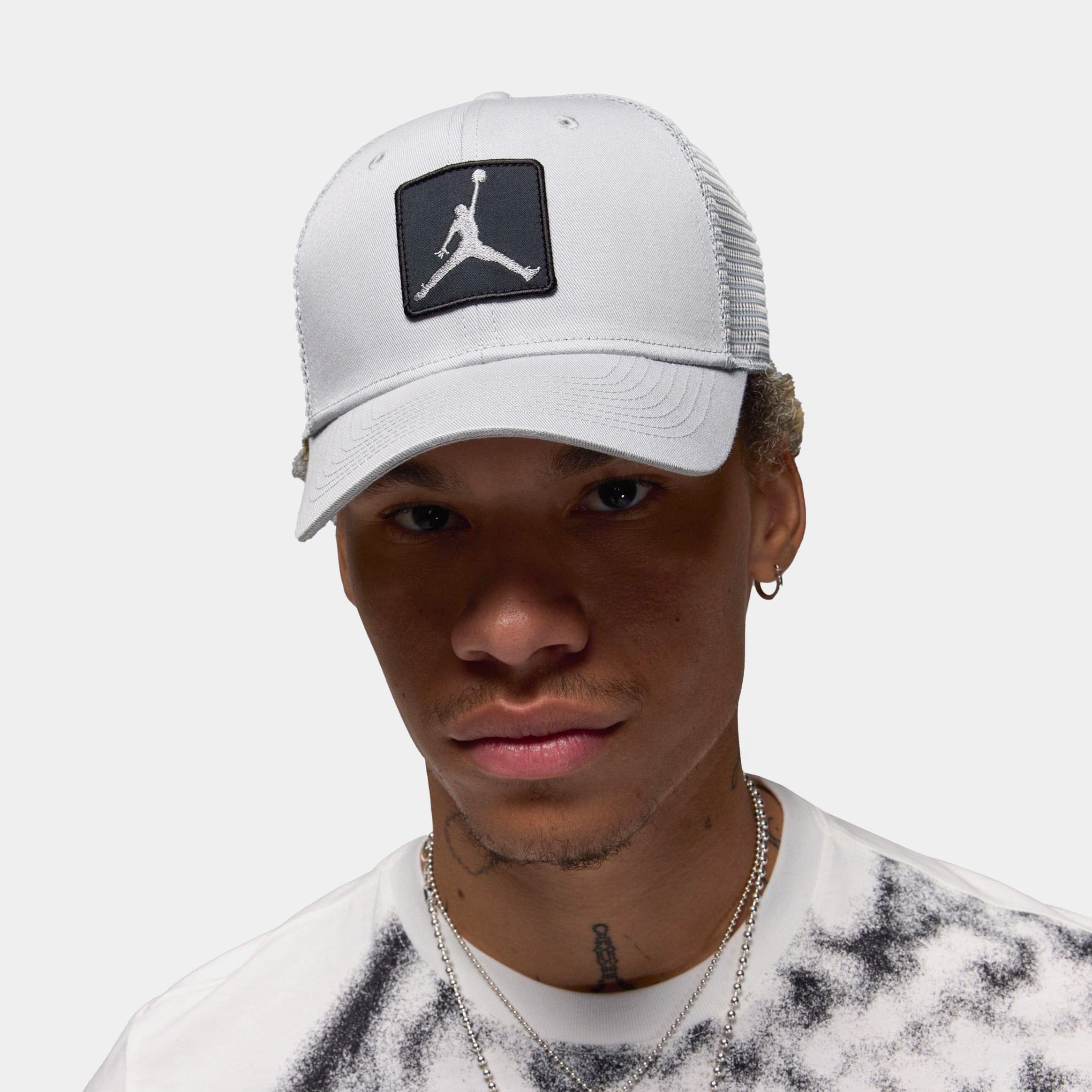 Air Jordan Rise Structured Cap Mens Hat (Grey/Black)