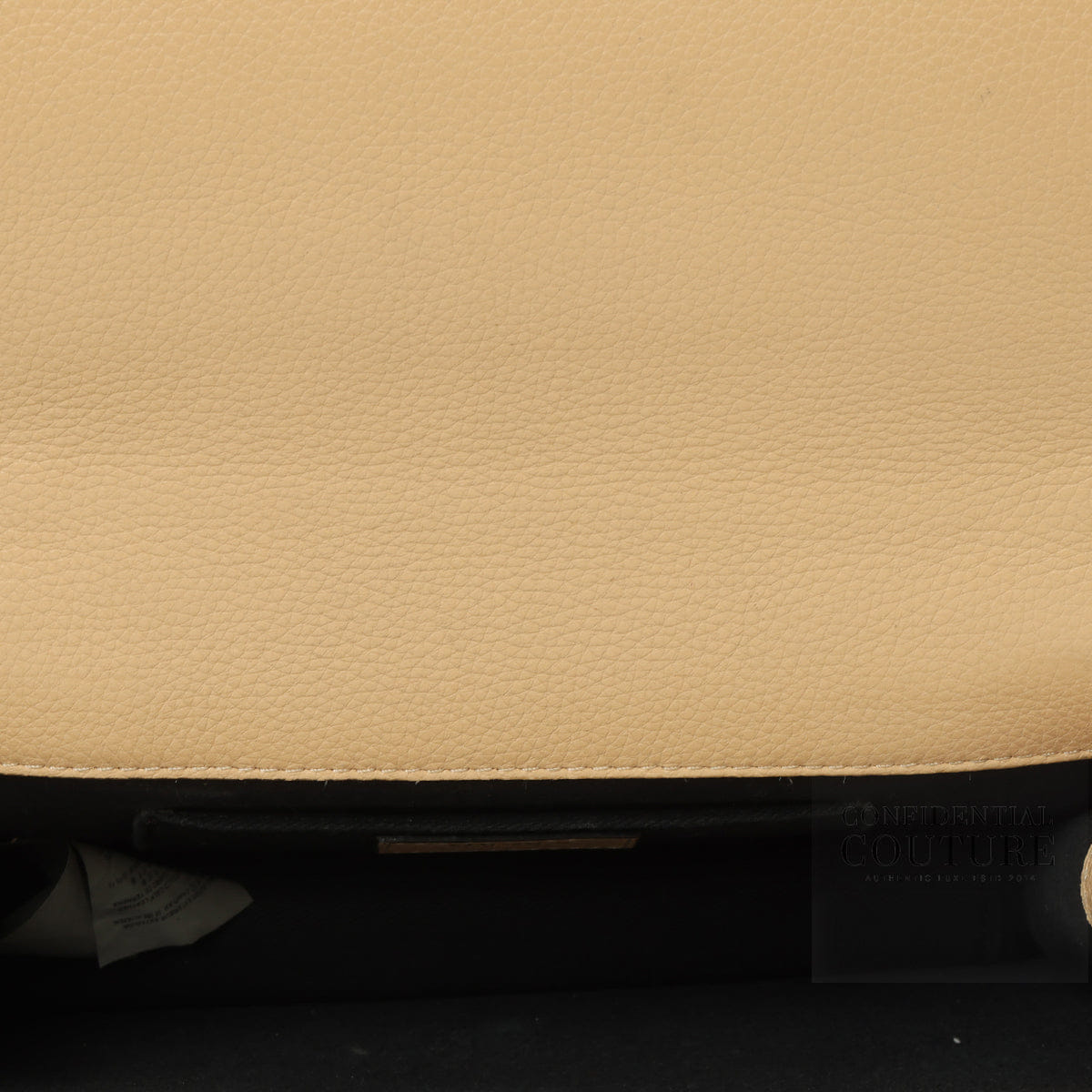 Versace Nude Leather Virtus Crossbody Bag