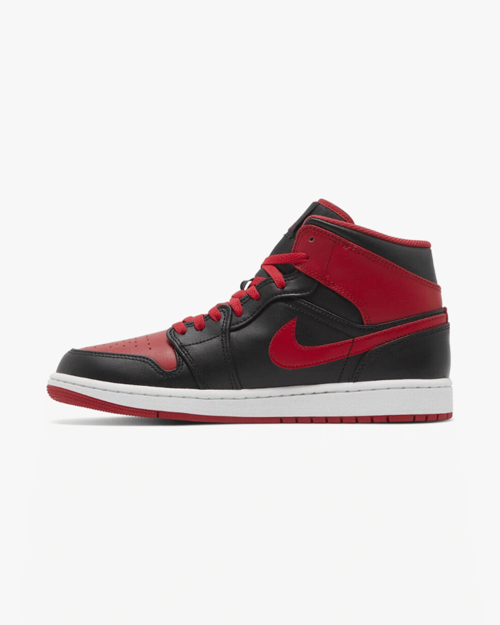 NIKE AIR JORDAN1 MID ALTERNATE BRED TOE 2022