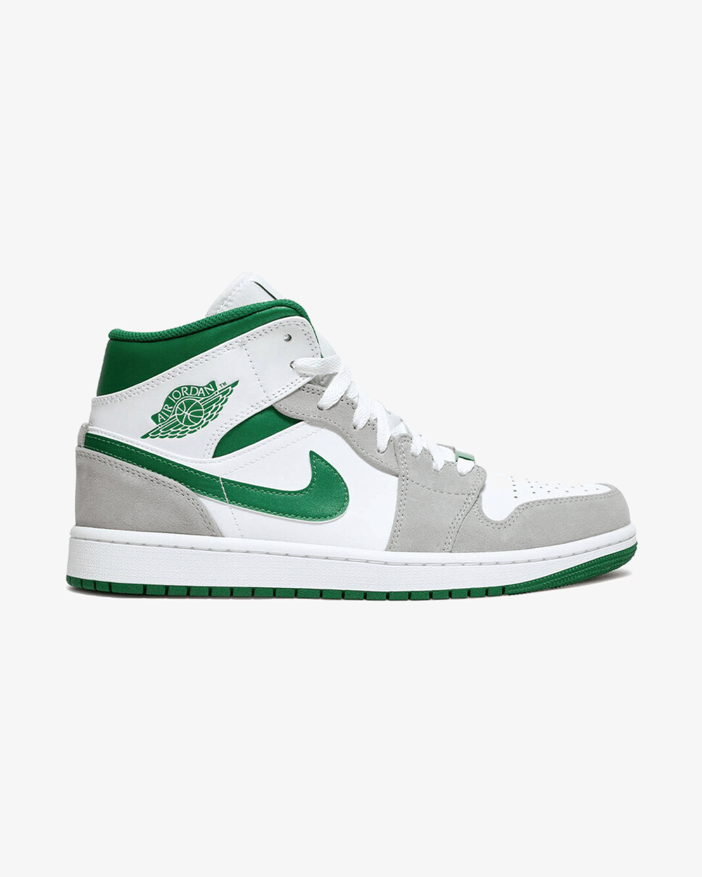 NIKE AIR JORDAN1 MID SE GREY GREEN