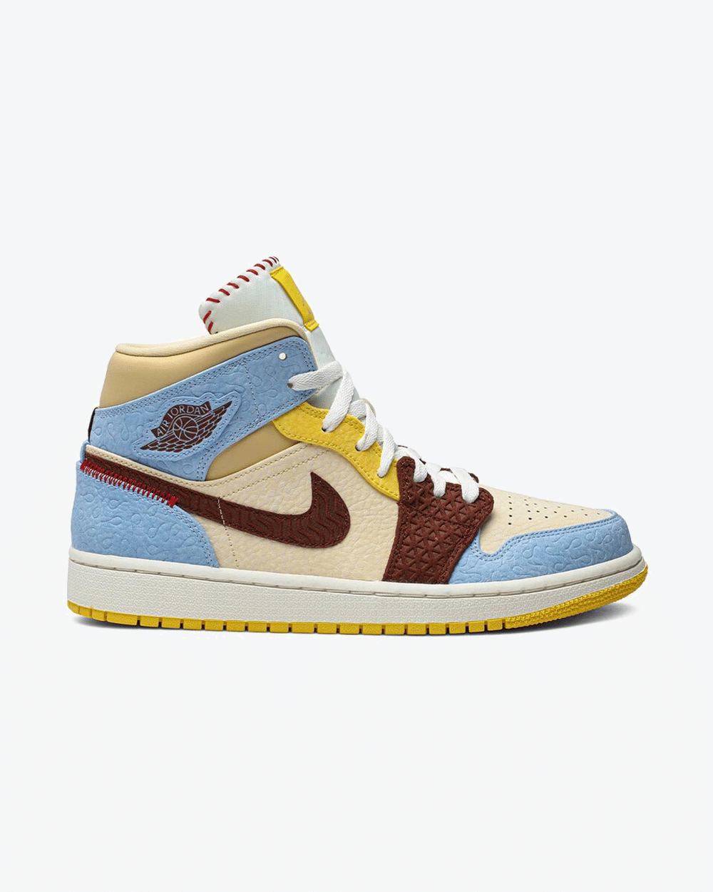 NIKE AIR JORDAN1 MID SE FEARLESS MAISON CHATEAU ROGUE