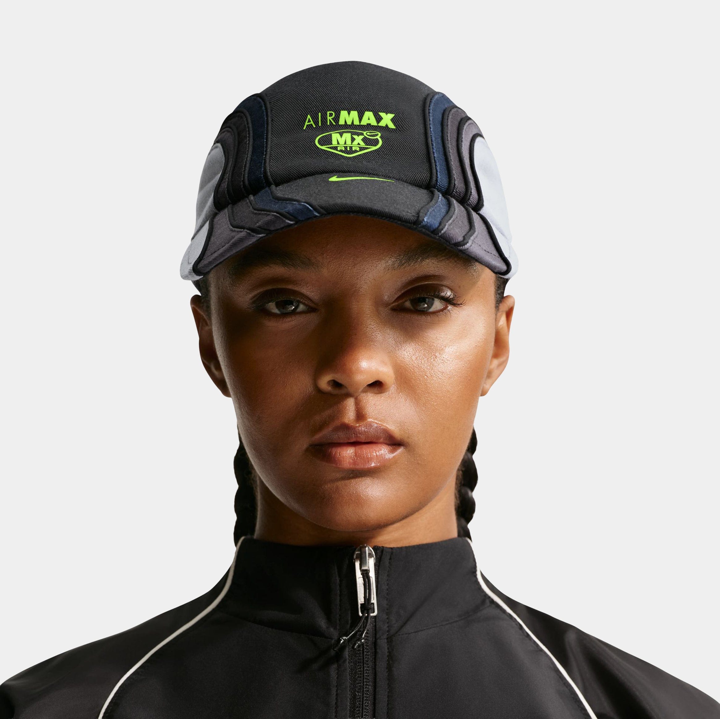 Nike Club Unstructured Air Max Mens Hat (Black/Wolf Grey/Volt)