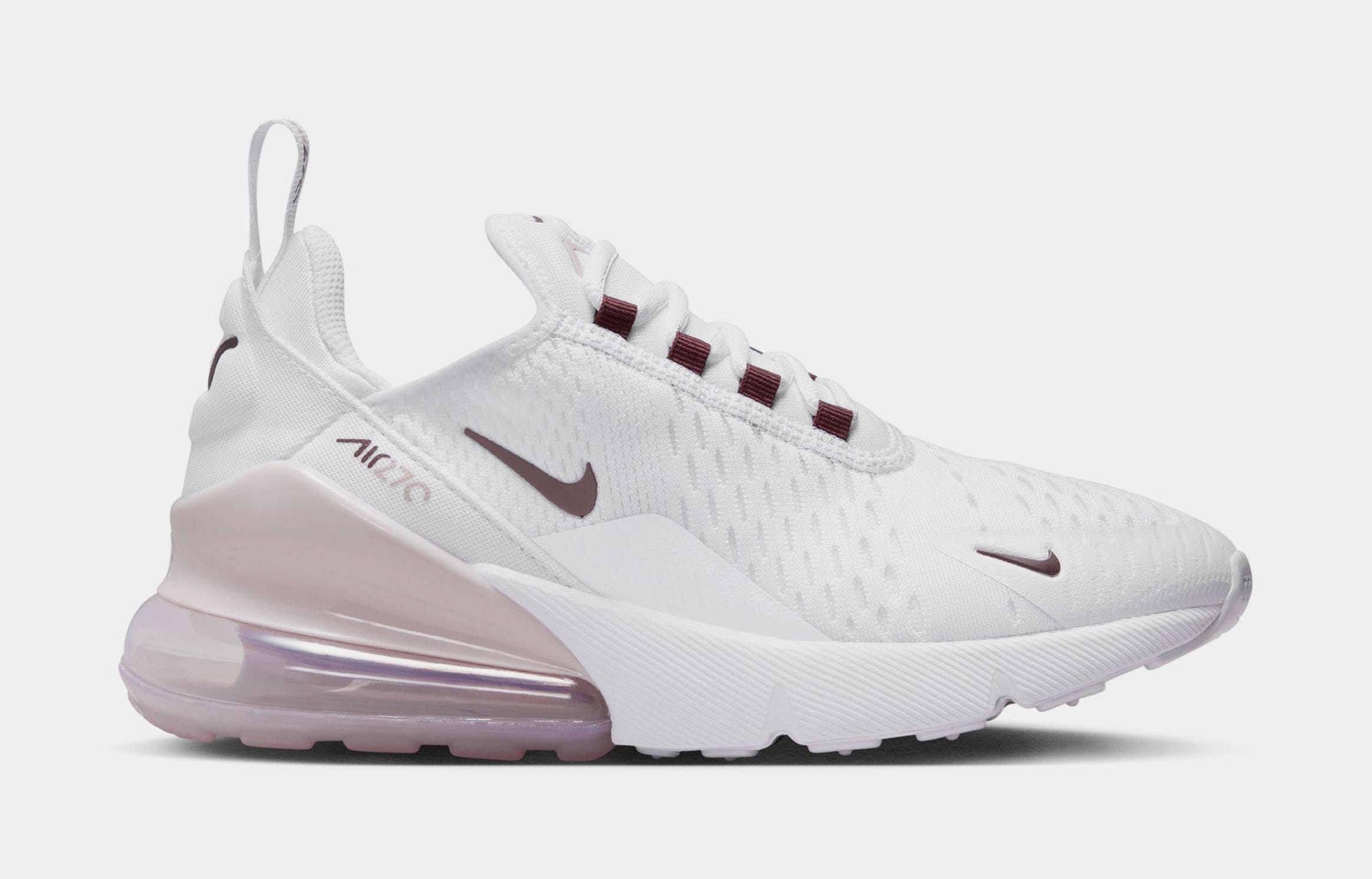 Nike Air Max 270 Grade School Lifestyle Shoes (White/Platinum Violet)