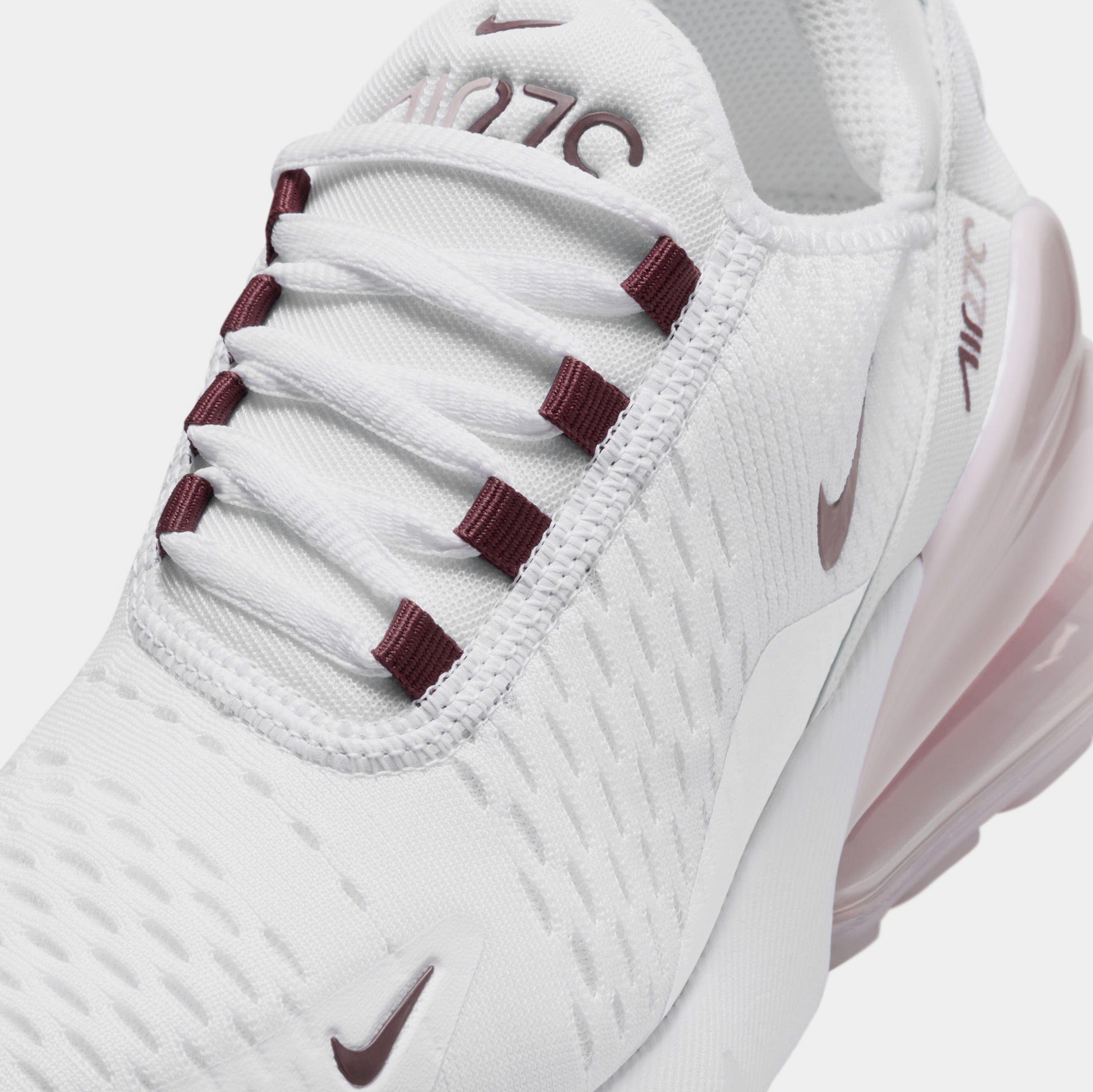Nike Air Max 270 Grade School Lifestyle Shoes (White/Platinum Violet)