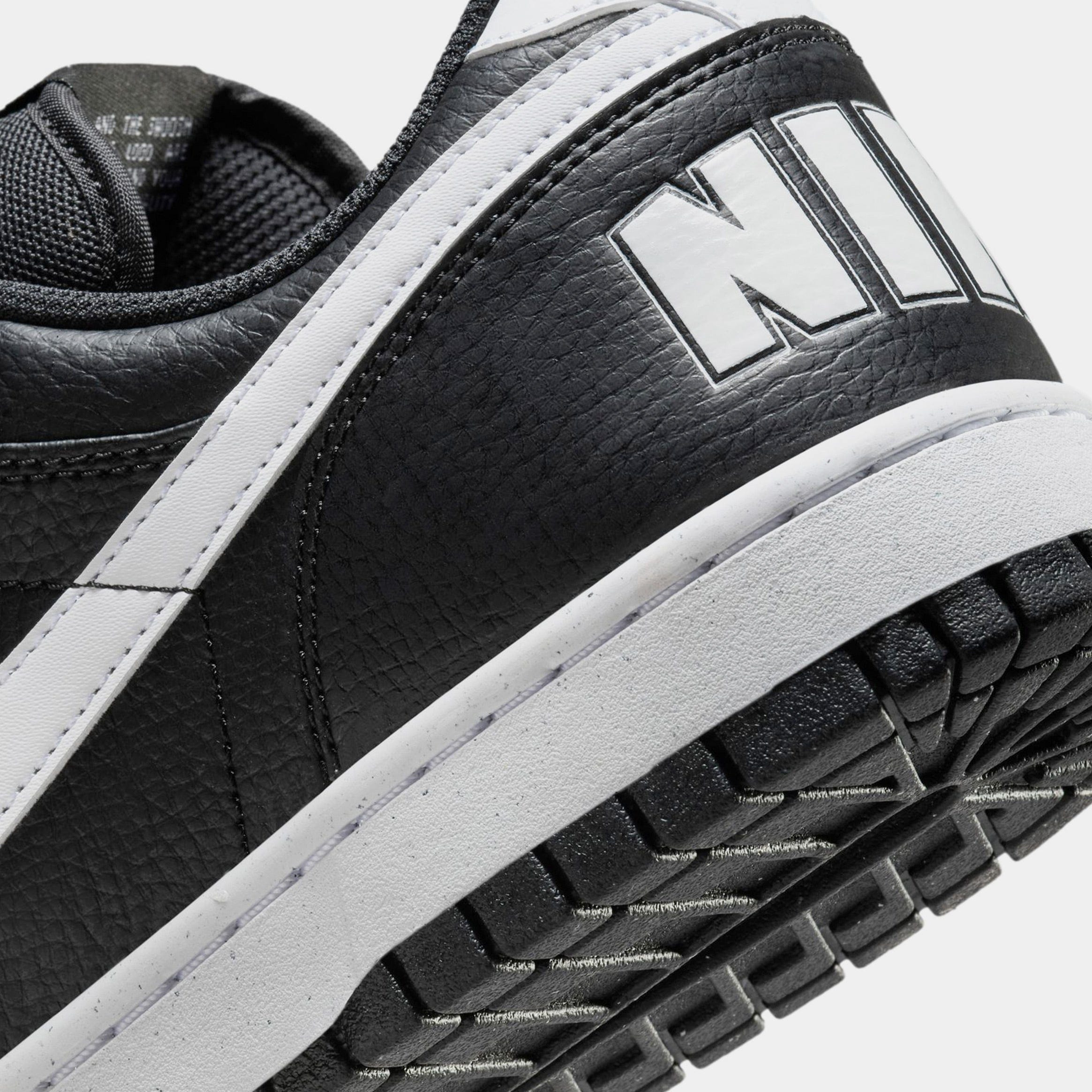 Nike Big Low Mens Basketball Shoes (Black/White)