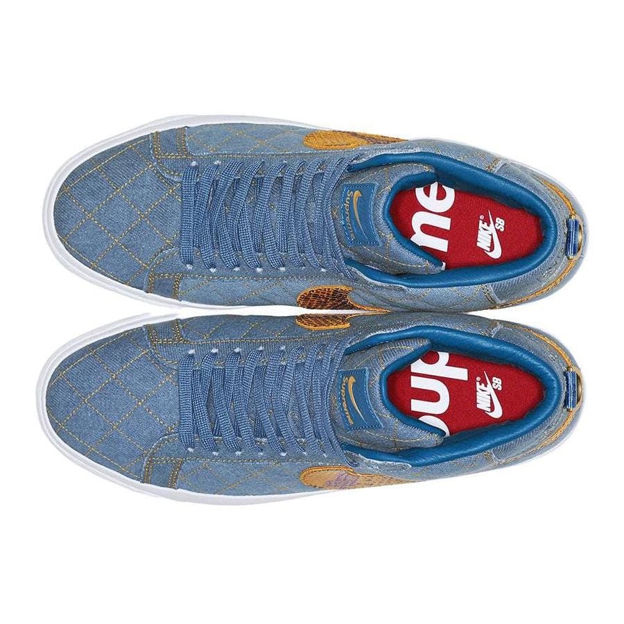 Nike Supreme® x Zoom Blazer Mid QS SB Denim