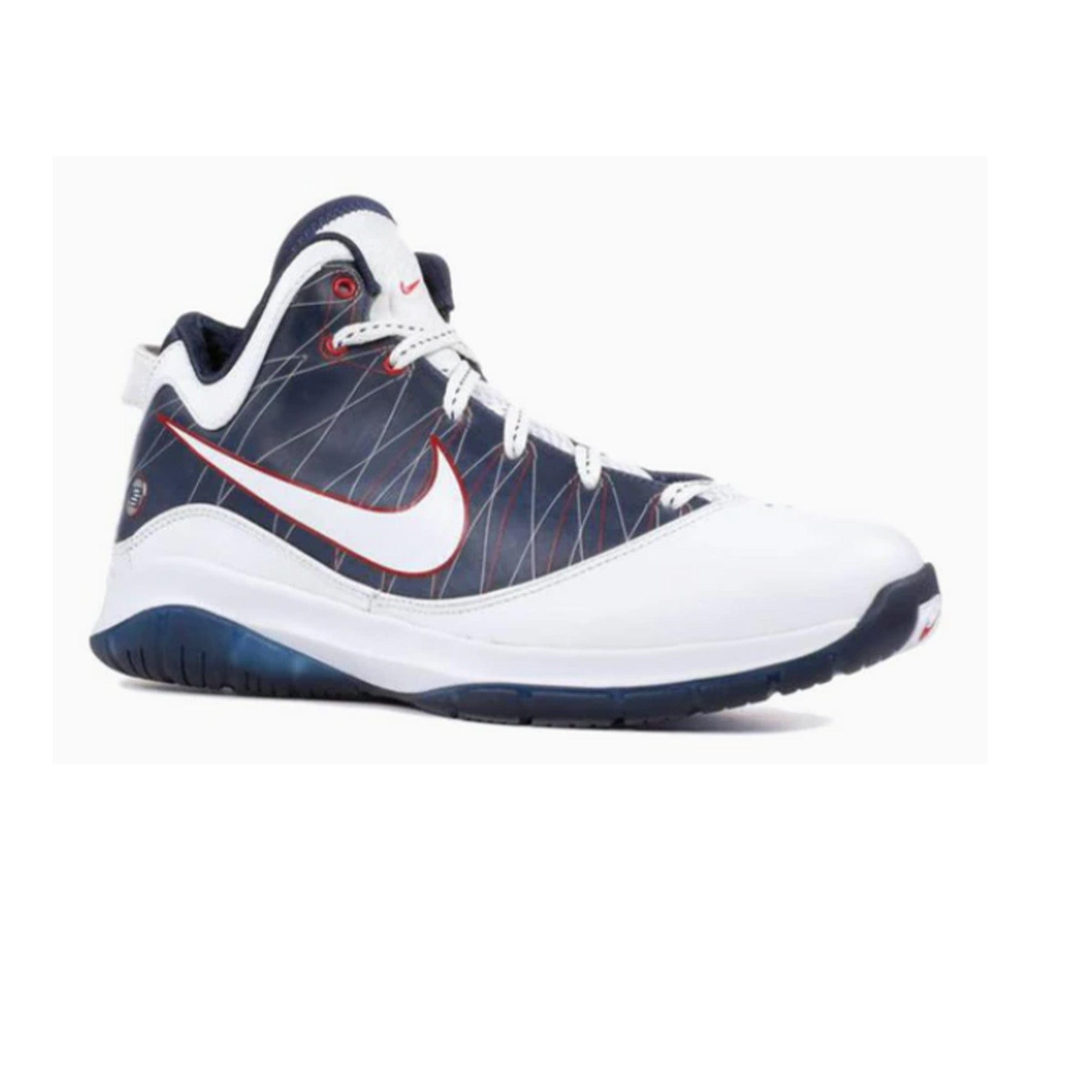 Nike LeBron 7 PS P.S. White / Navy (2010)