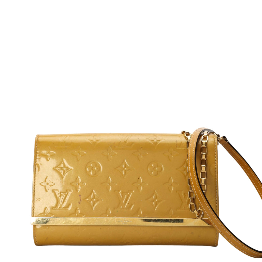 Louis Vuitton Patent Yellow Crossbody Bag