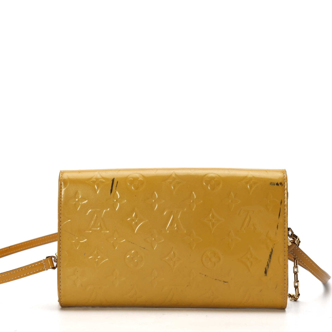 Louis Vuitton Patent Yellow Crossbody Bag