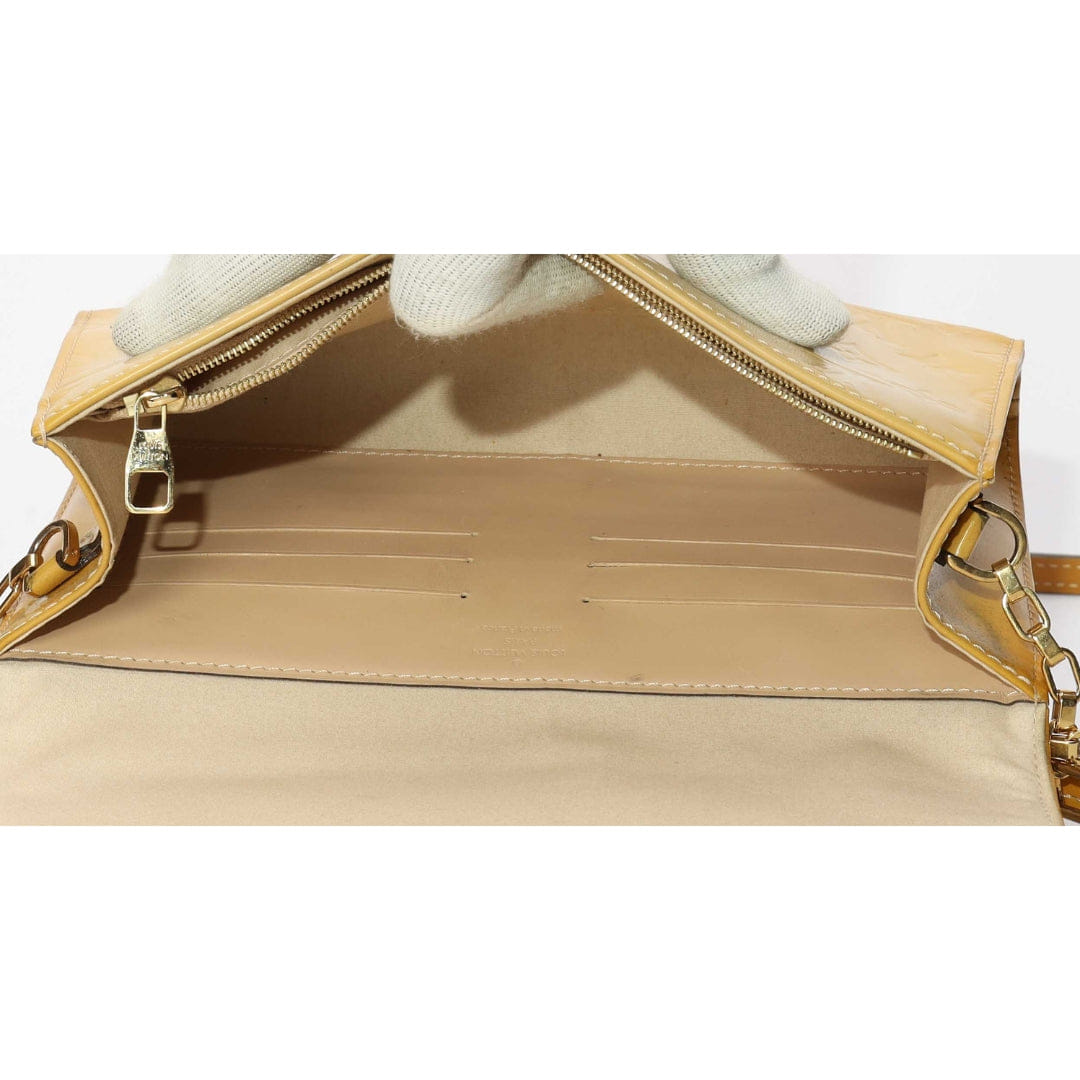 Louis Vuitton Patent Yellow Crossbody Bag
