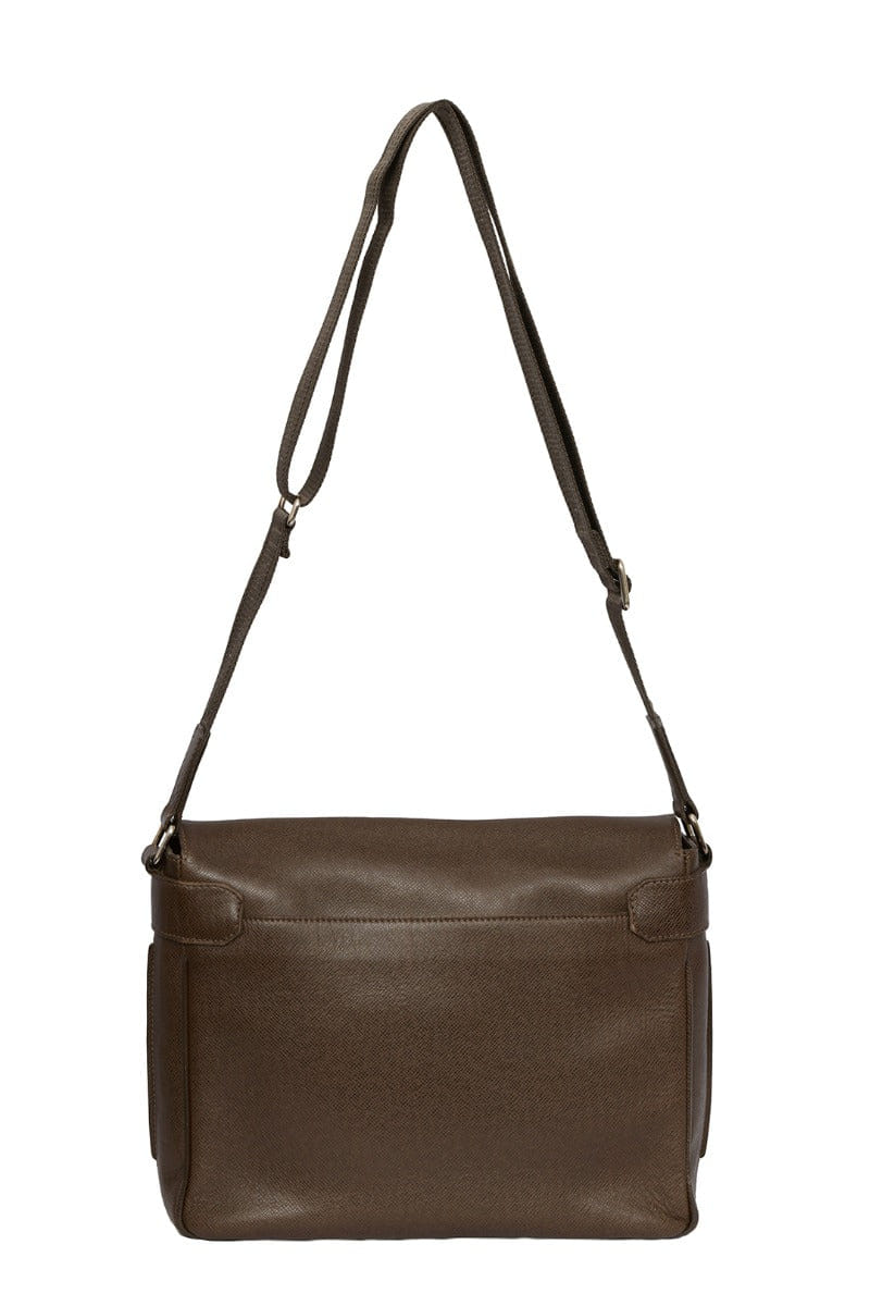 Louis Vuitton Brown Taiga Roman Crossbody Bag