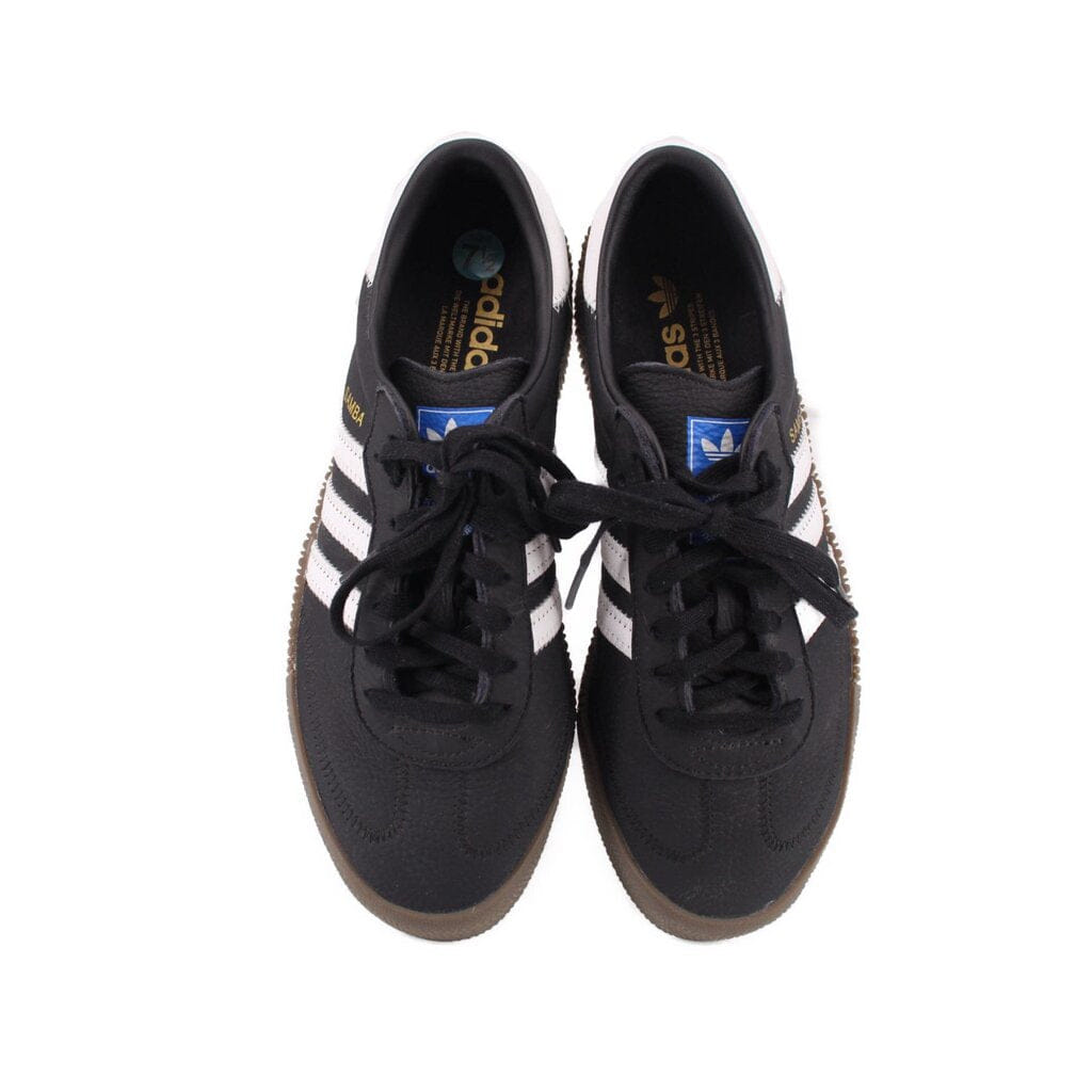 adidas WOMEN'S SAMBAROSE LEATHER SNEAKERS BLACK 7.5 US